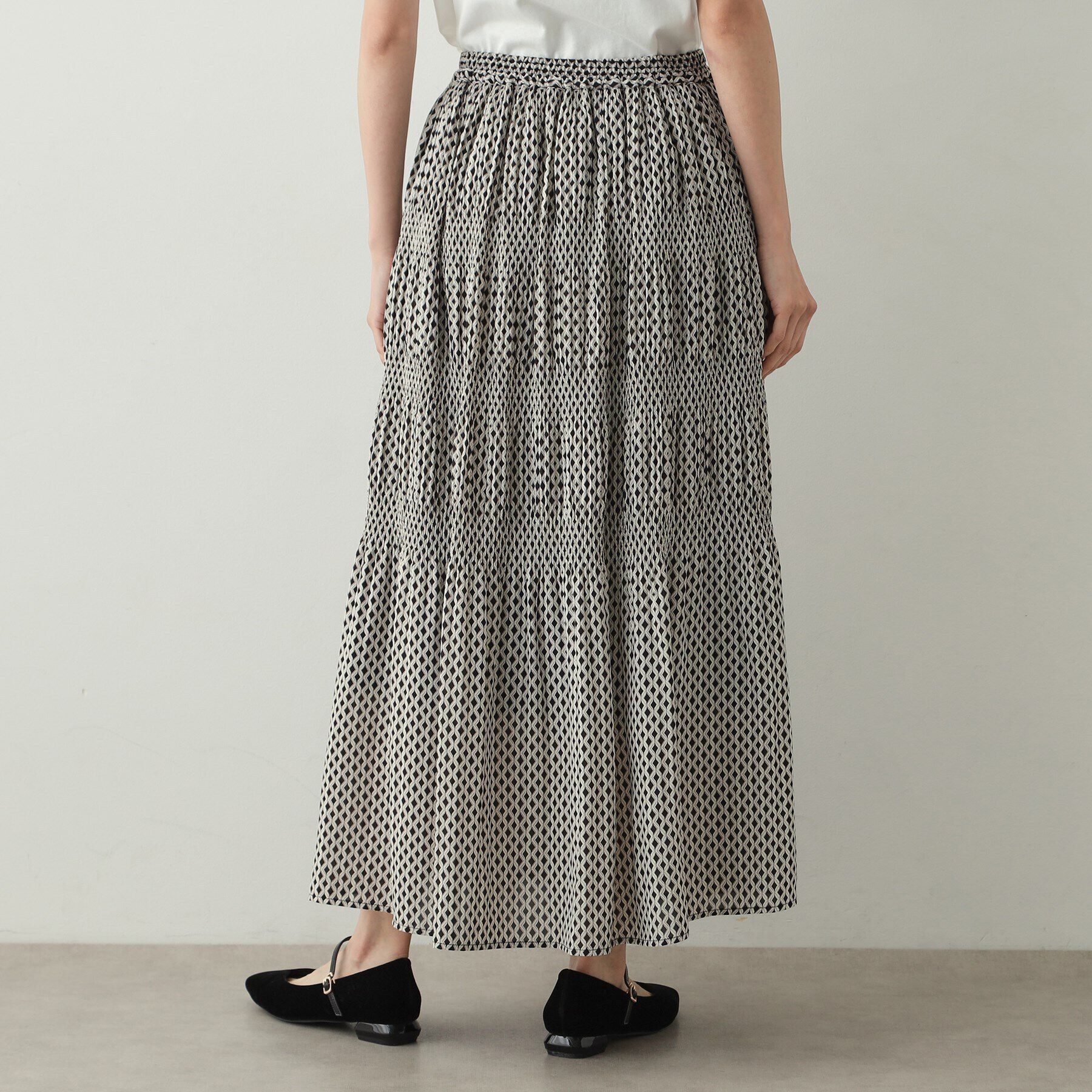 OPAQUE.CLIP「マジョリカプリーツフレアスカート【洗濯機洗い可】」|スカート|