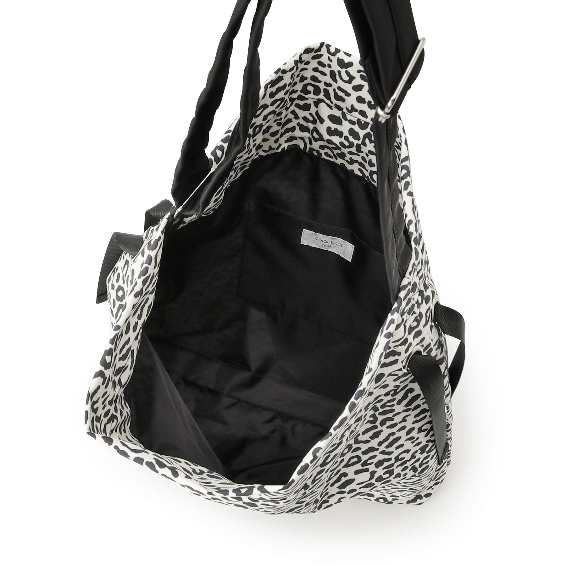 OPAQUE.CLIP「【軽量／A4収納可能】レオパード柄ドローストリングショルダーバッグ」|ショルダー・メッセンジャー|