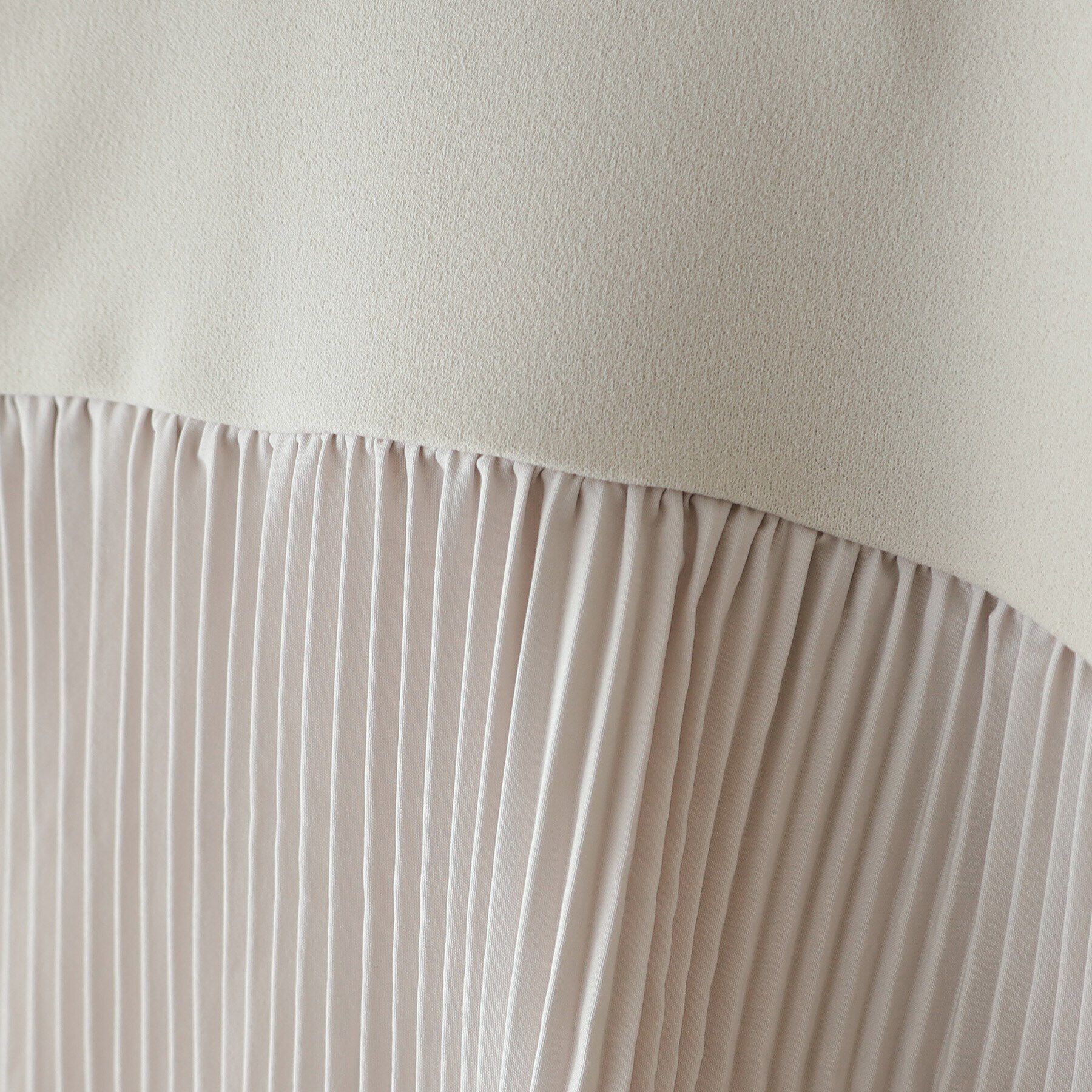 OPAQUE.CLIP「ブリーツドッキング デザイントップス【洗濯機洗い可】」|Tシャツ・カットソー|