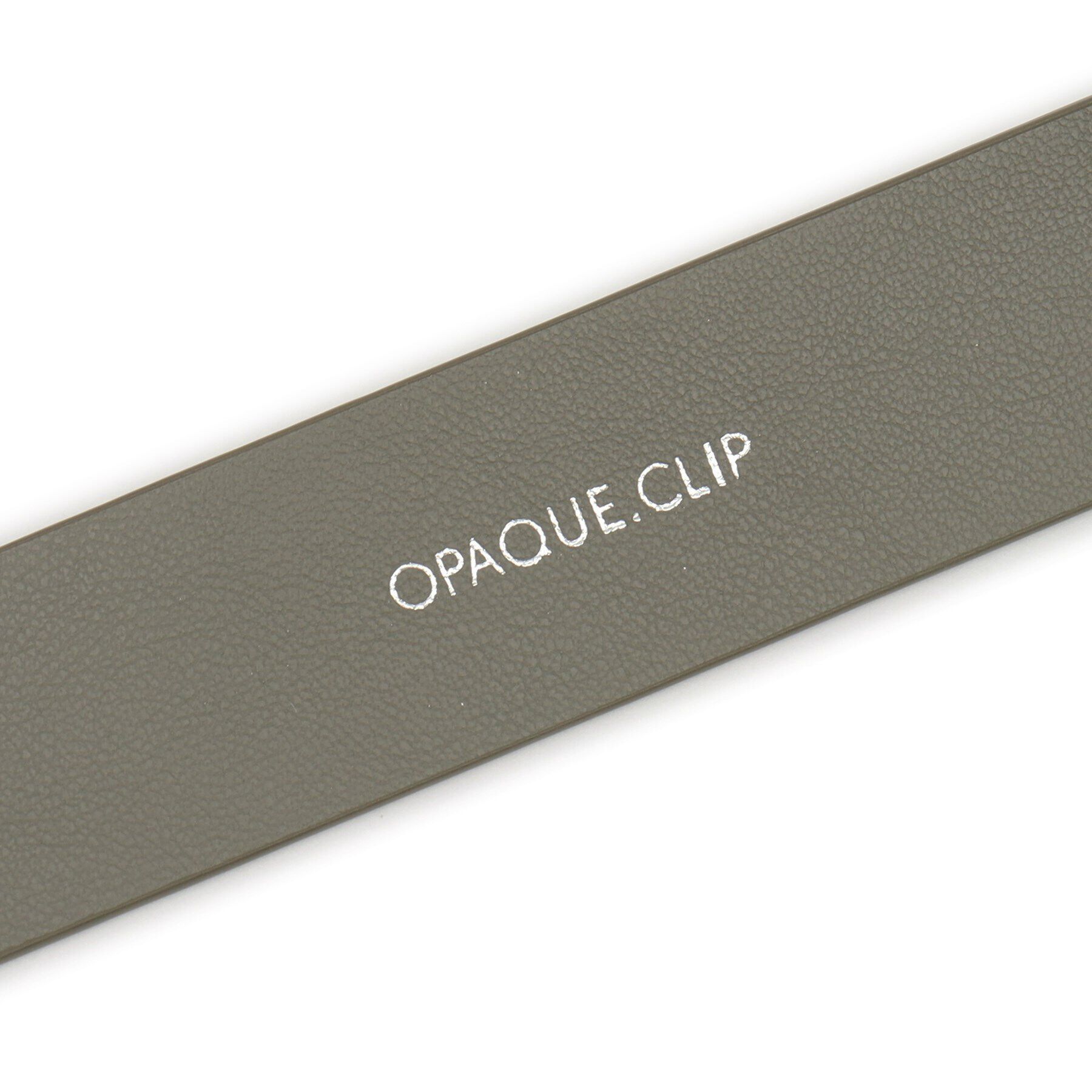 OPAQUE.CLIP「ソフト合皮ガチャベルト」|ベルト|