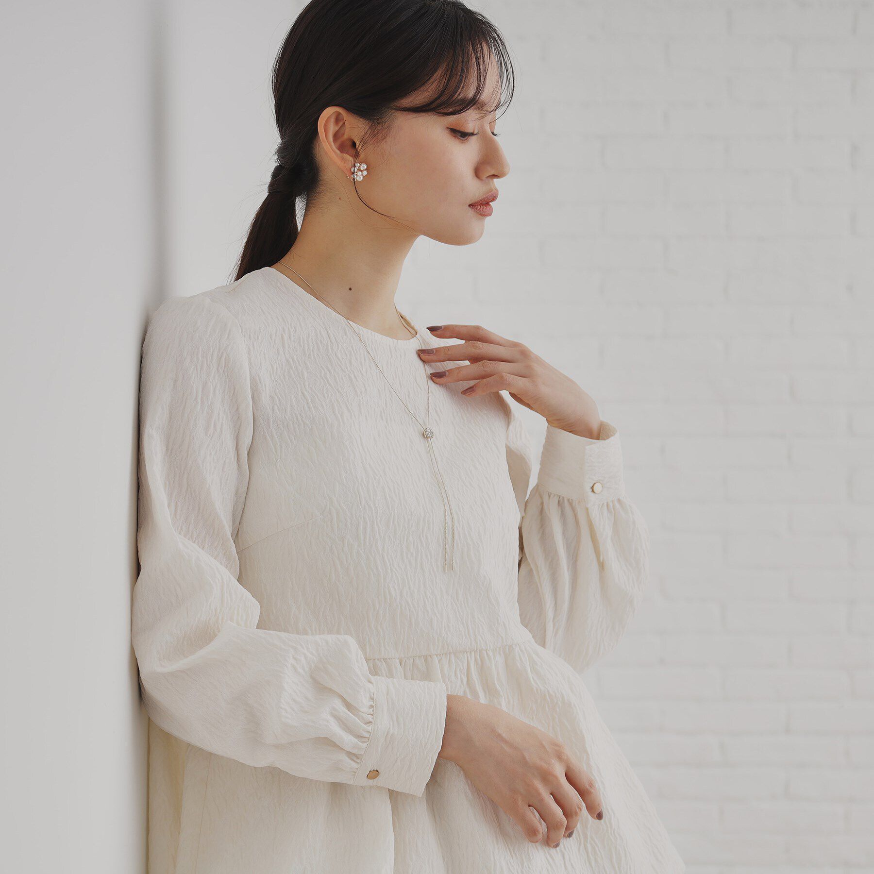 OPAQUE.CLIP「ビジュースライドネックレス」|ネックレス|