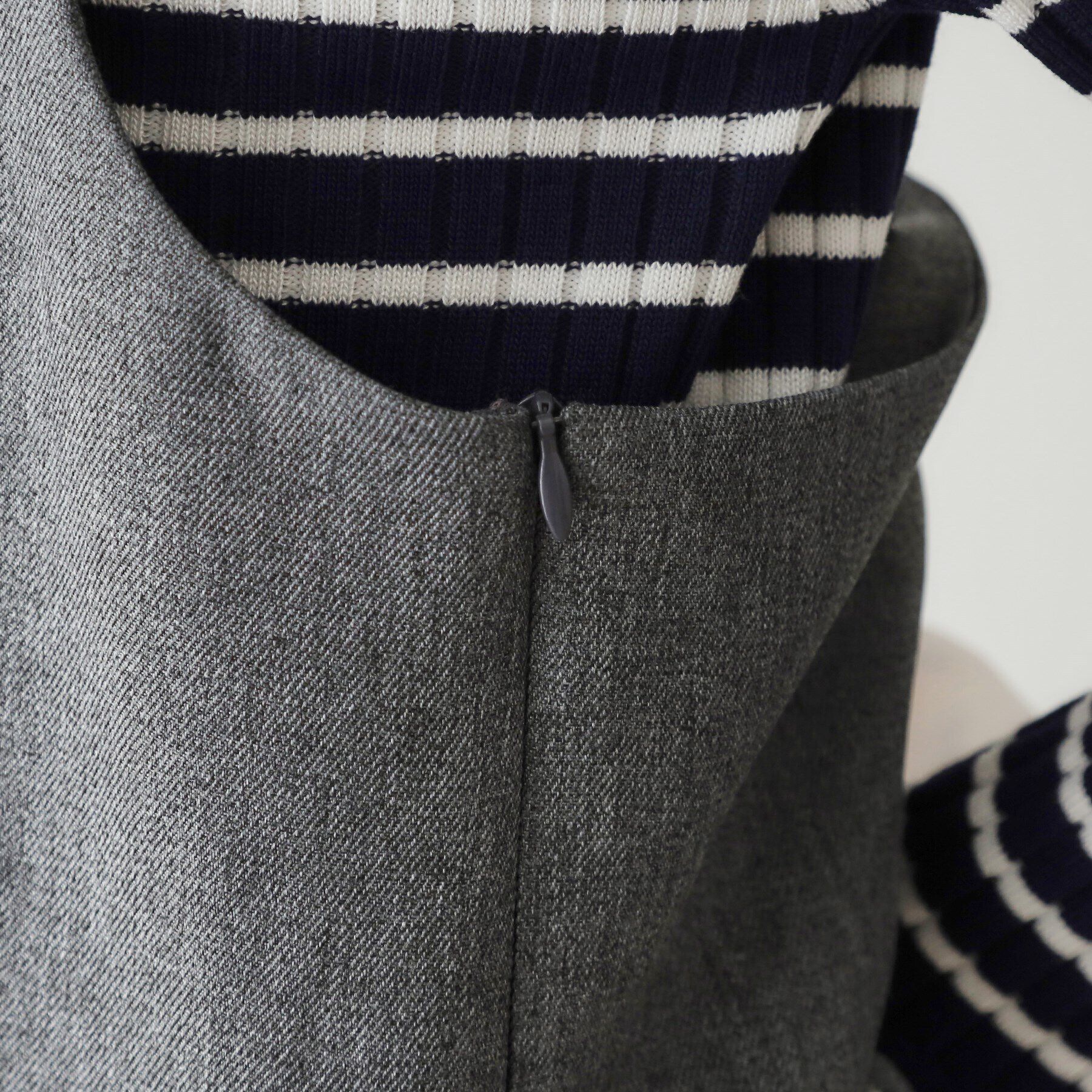 OPAQUE.CLIP「ウールライク ベルト付サロペット【洗濯機洗い可】」|オールインワン|