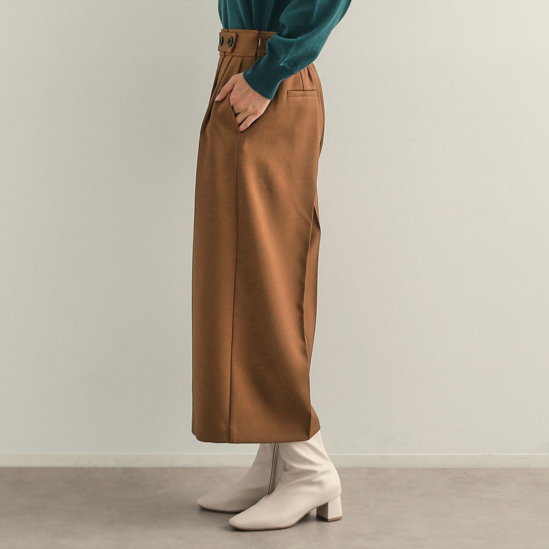 OPAQUE.CLIP「クロップドワイドパンツ【洗濯機洗い可】」|その他|