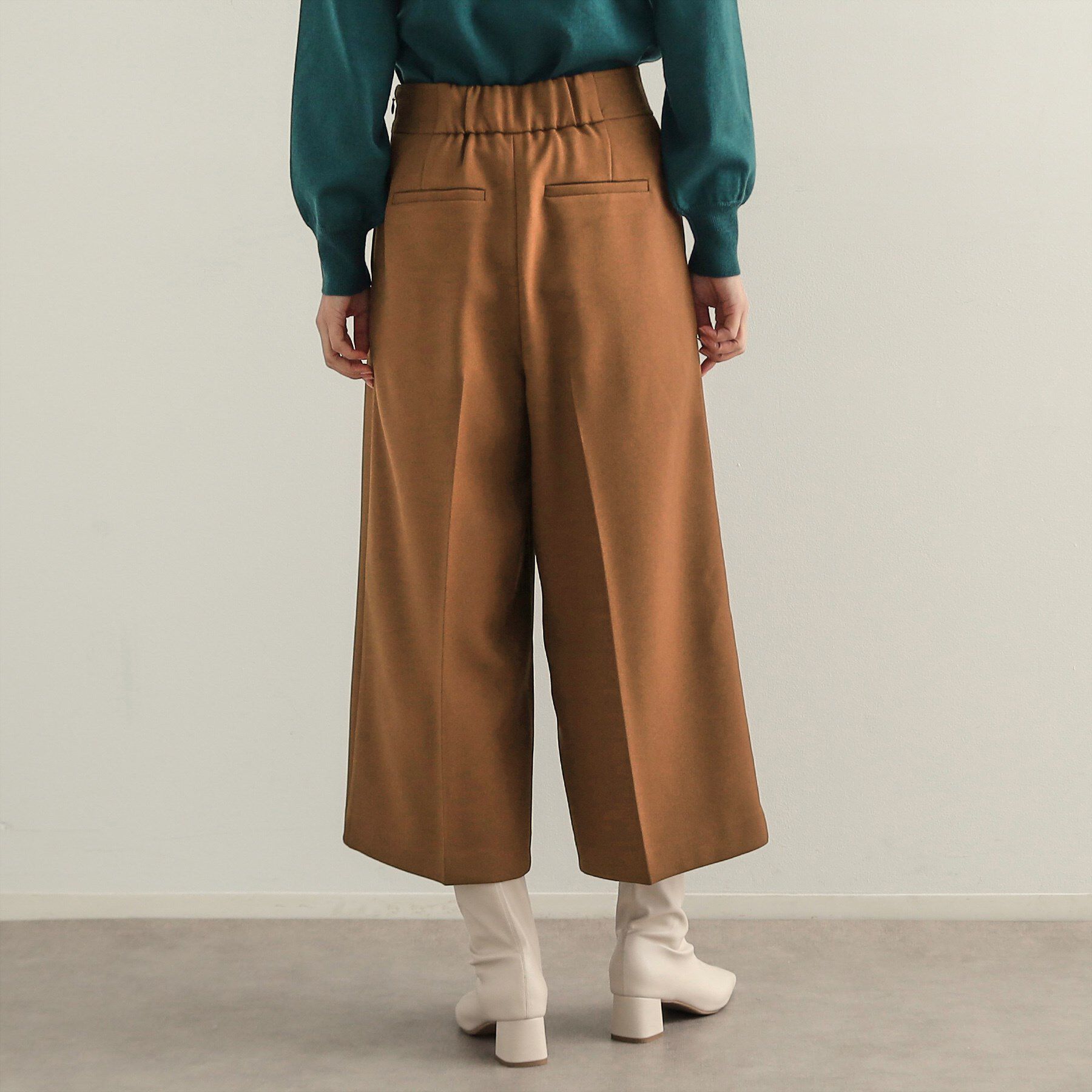 OPAQUE.CLIP「クロップドワイドパンツ【洗濯機洗い可】」|その他|