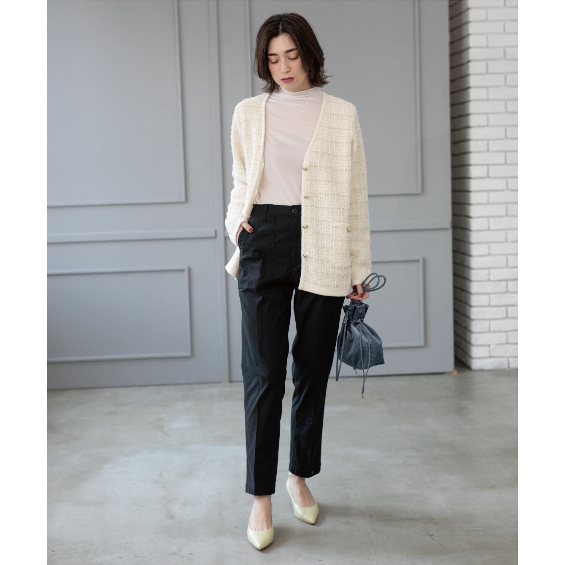 OPAQUE.CLIP「《S-LLサイズ》ストレッチベイカーパンツ【洗濯機洗い可】」|その他|