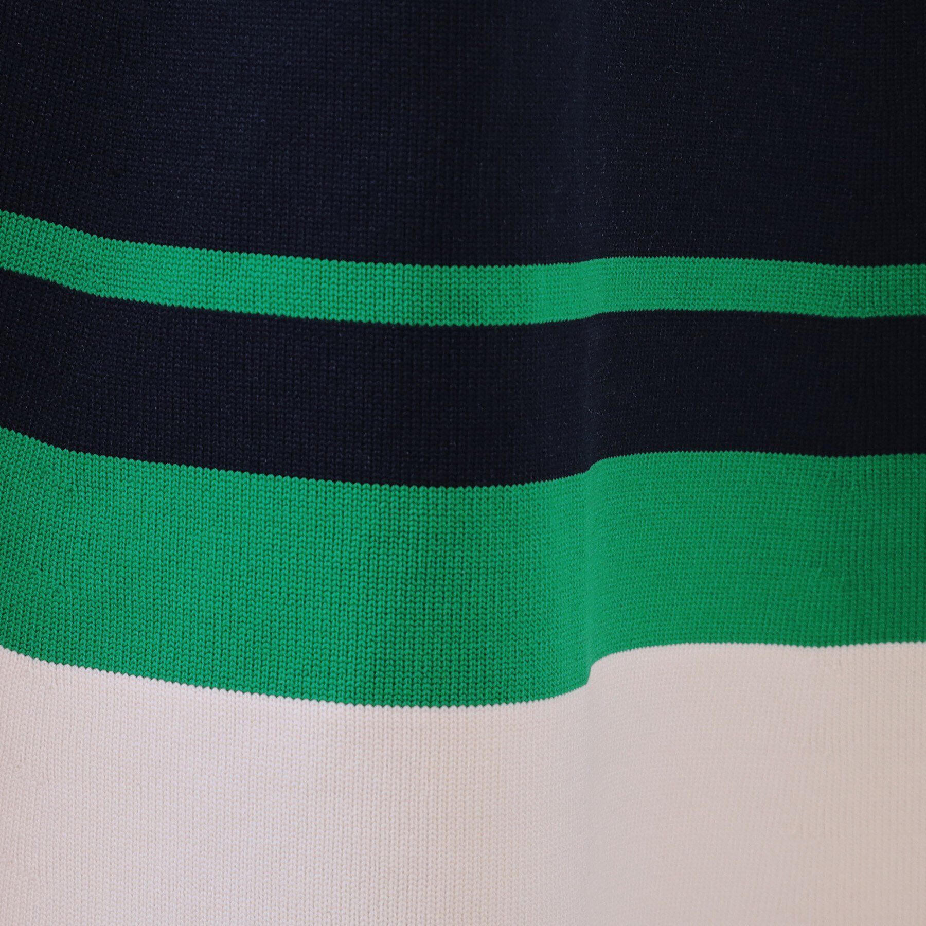 OPAQUE.CLIP「配色ラインフィット＆フレアニットワンピース【洗濯機洗い可/抗ピル】」|ワンピース|