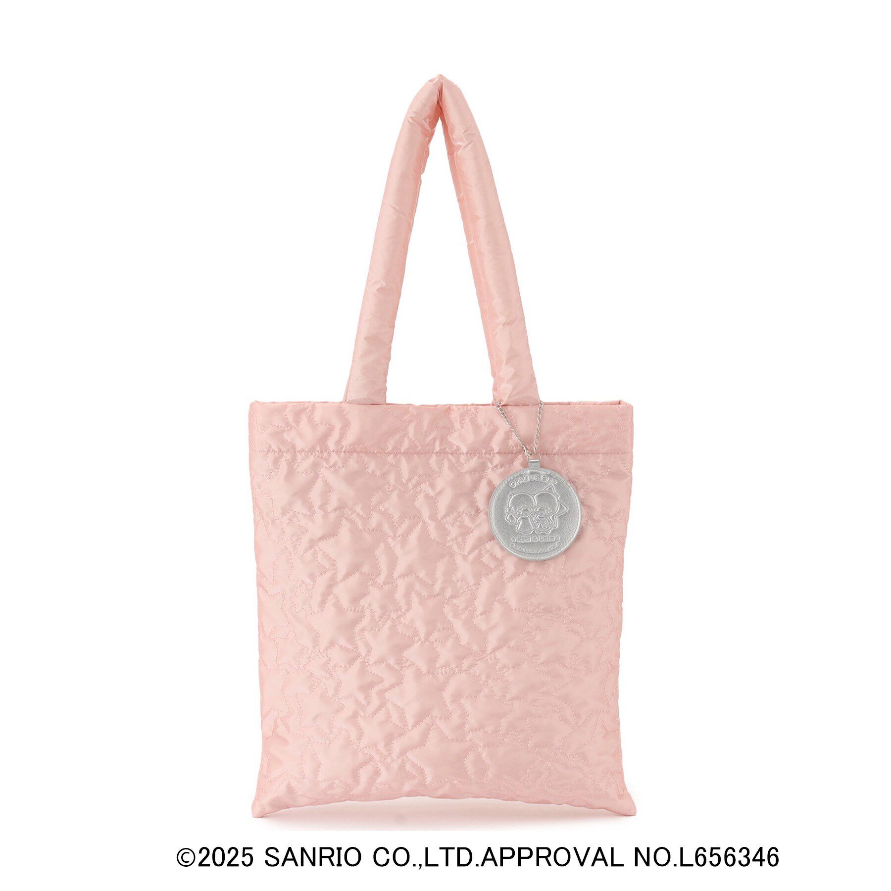 OPAQUE.CLIP「【リトルツインスターズコラボ】キキ＆ララ 星キルティングA4トートバッグ」|トートバッグ|ピンク(072)
