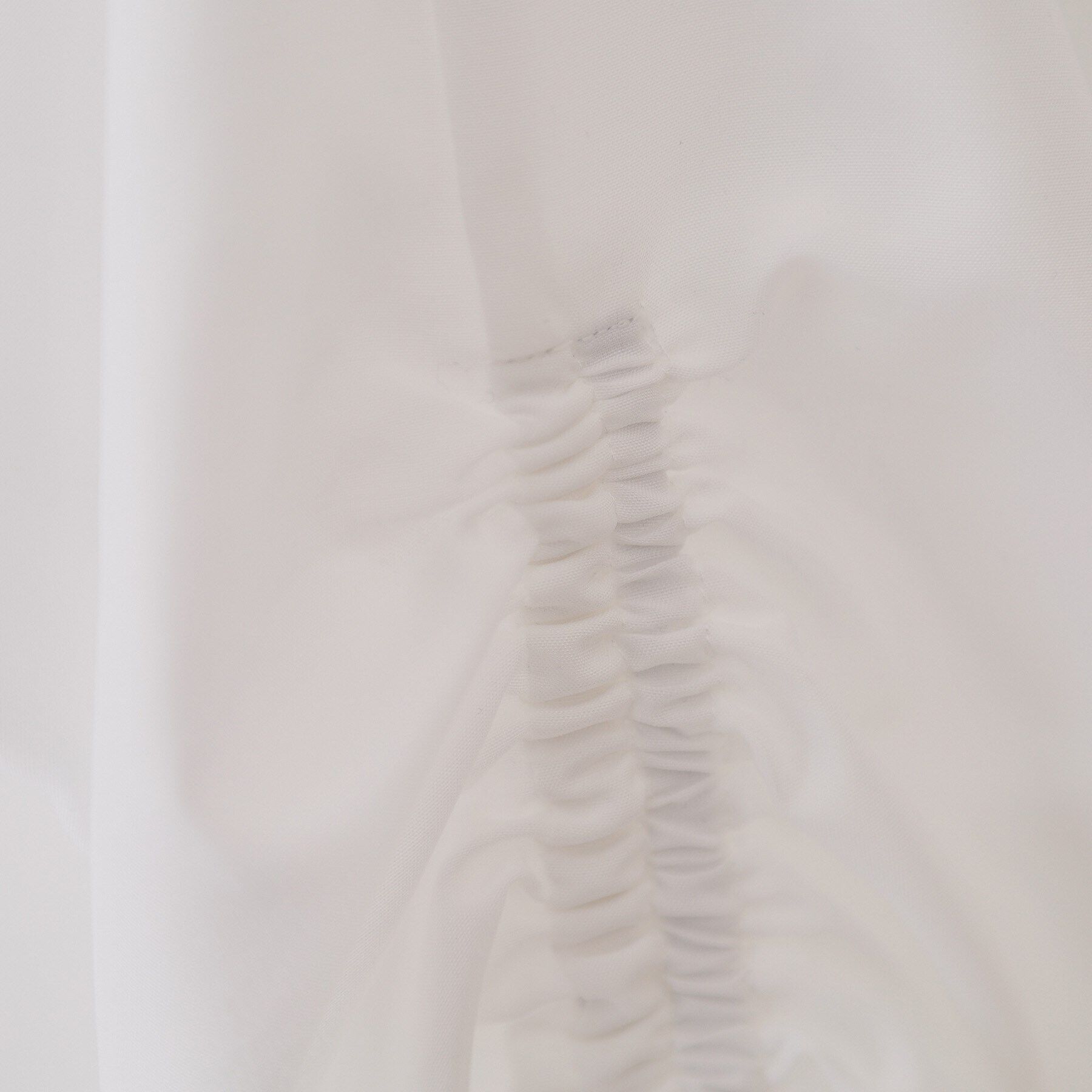 OPAQUE.CLIP「シャーリングスリーブブラウス【洗濯機洗い可】」|シャツ・ブラウス|