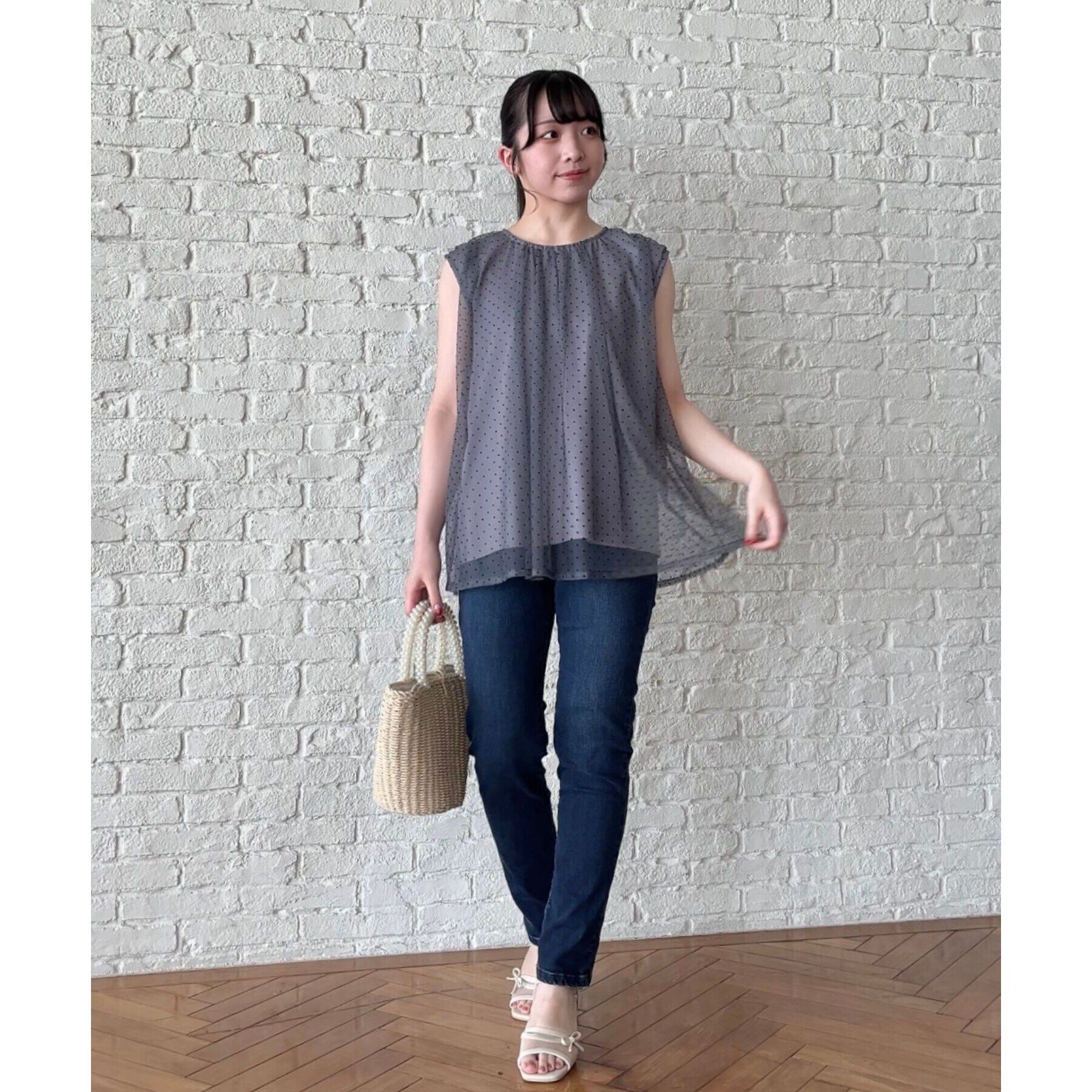 Couture broach「【インしないでキマる】フロッキードットチュニック」|チュニック|