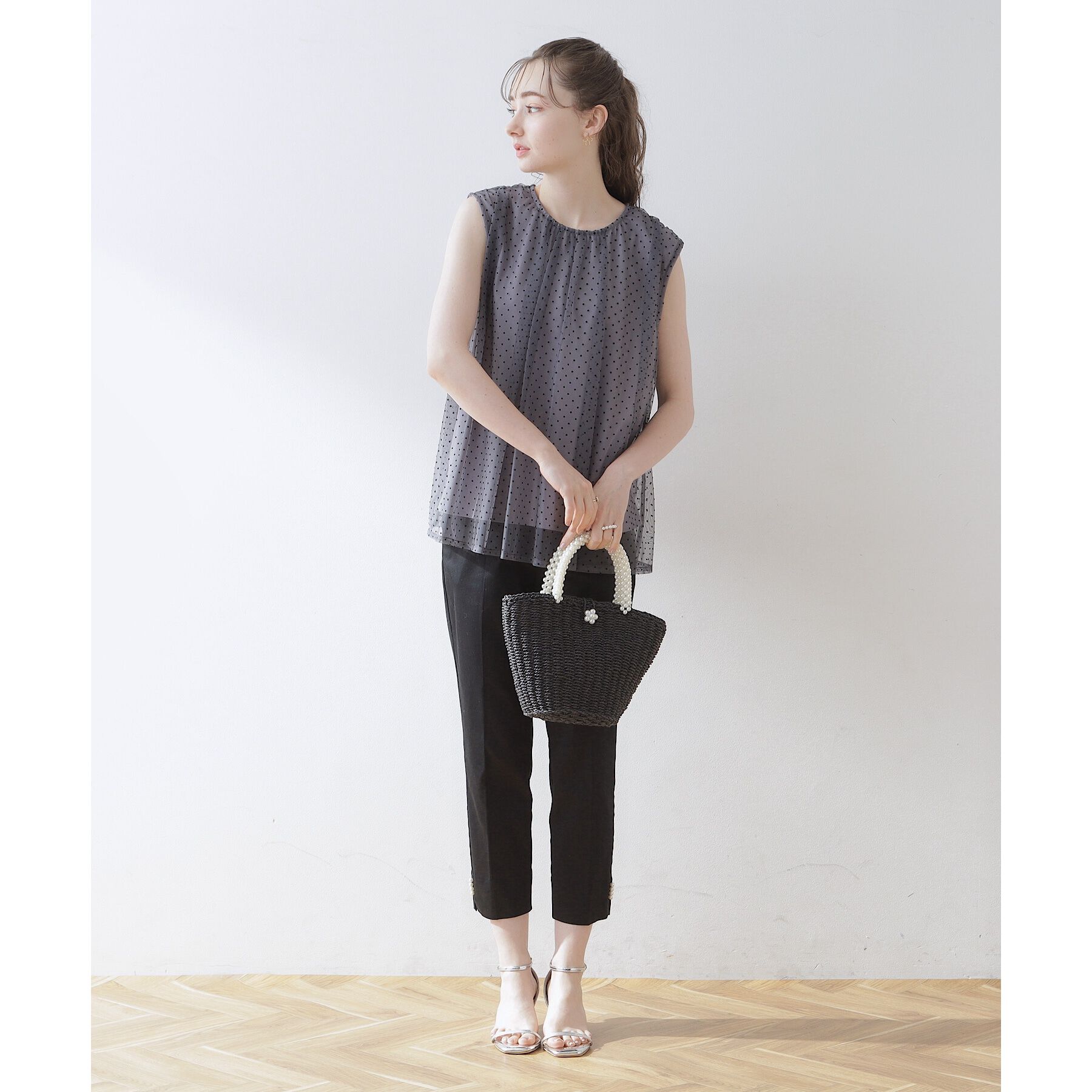 Couture broach「【インしないでキマる】フロッキードットチュニック」|チュニック|