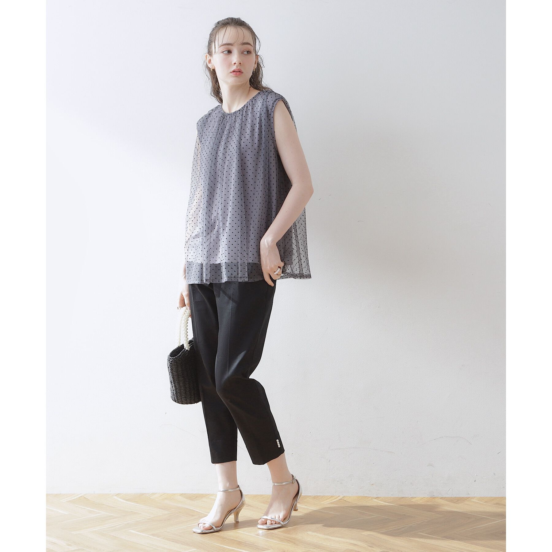 Couture broach「【インしないでキマる】フロッキードットチュニック」|チュニック|