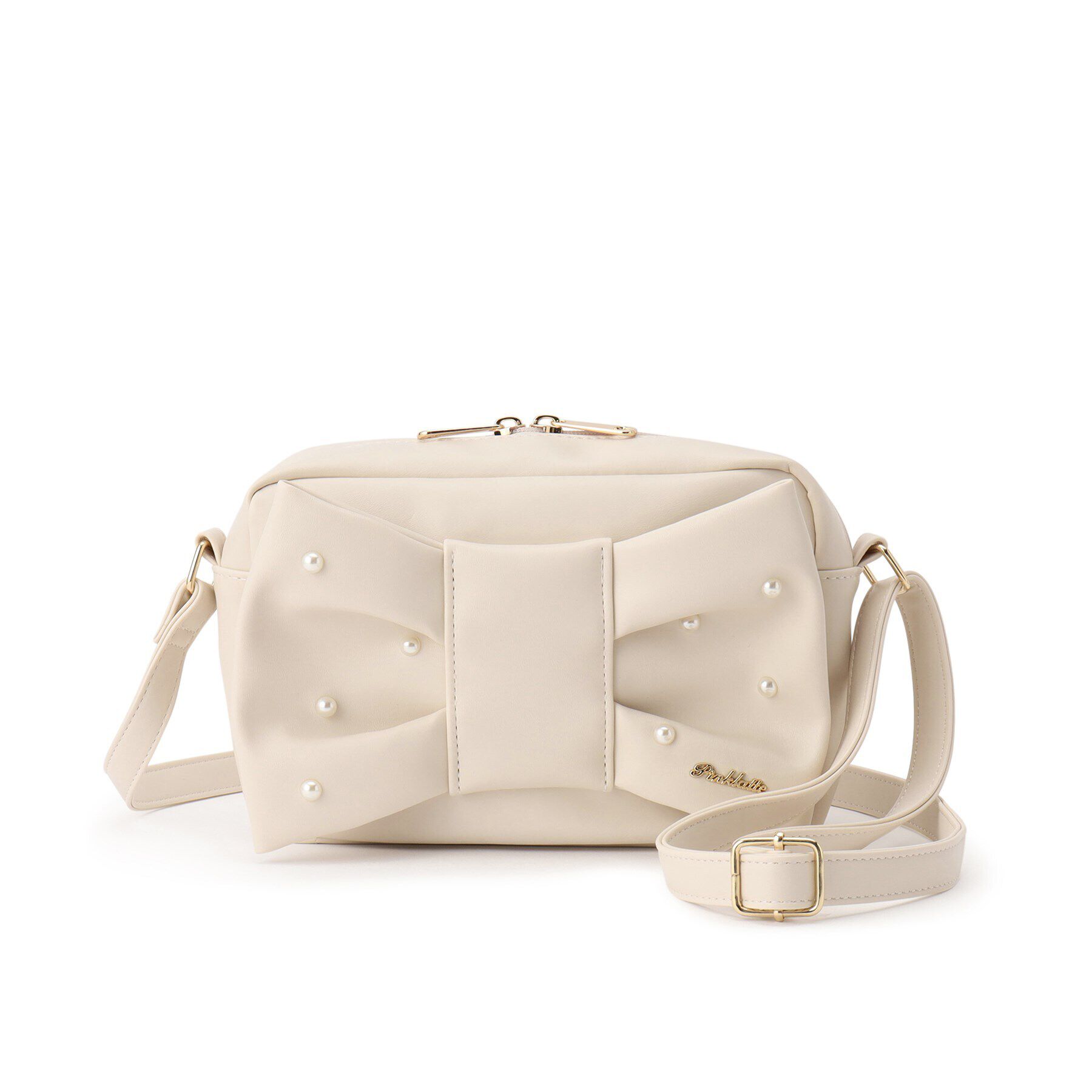 PINK-latte「ガーリーリボンショルダー」|ショルダー・メッセンジャー|