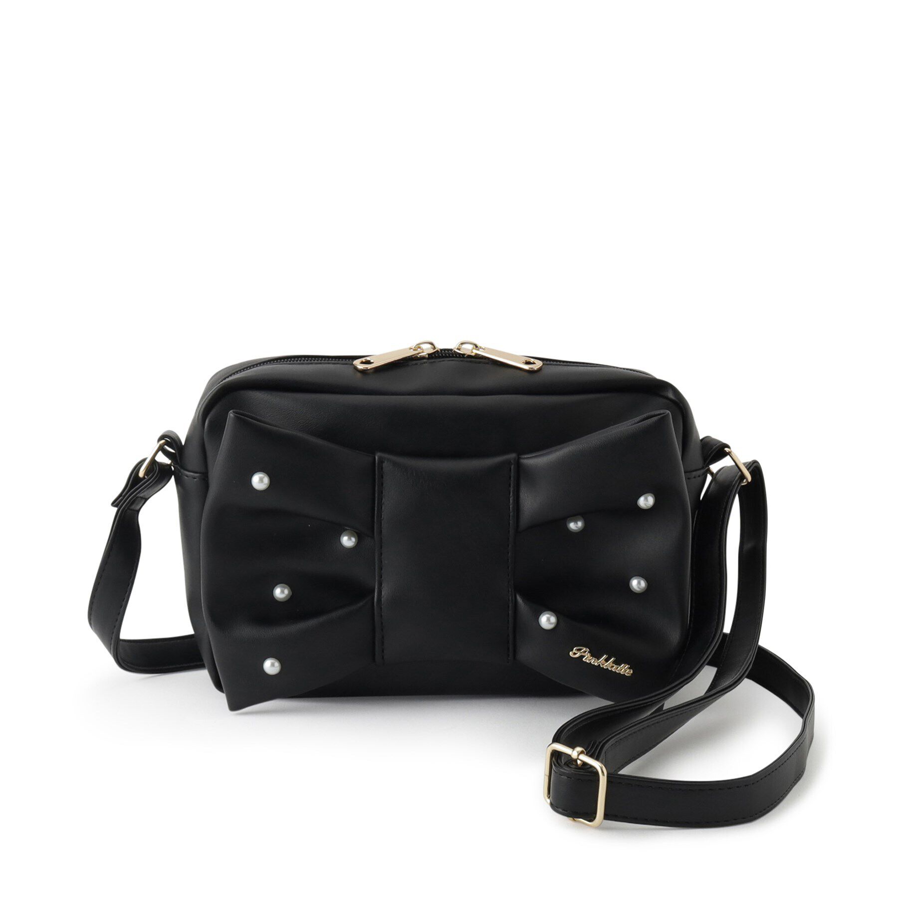 PINK-latte「ガーリーリボンショルダー」|ショルダー・メッセンジャー|