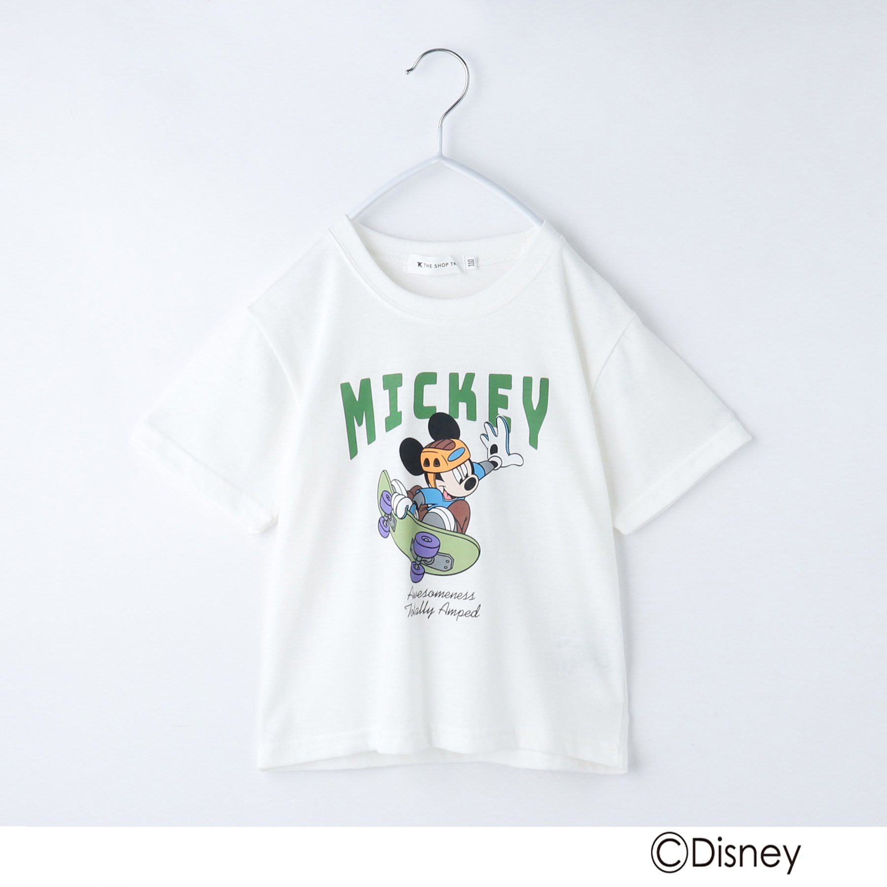 THE SHOP TK「Disney/【110-150/親子リンク】プリント半袖Tシャツ」|Tシャツ・カットソー|オフホワイト(103