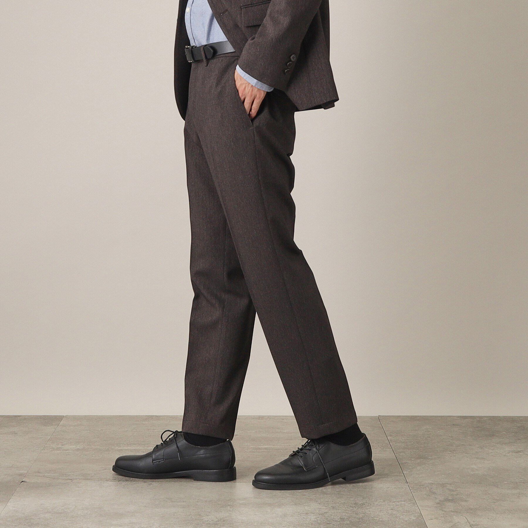 THE SHOP TK「AVANTウーリーヘリンボンスラックス【セットアップ可/ビジネス対応/洗える/ストレッチ素材/シワに」|その他|