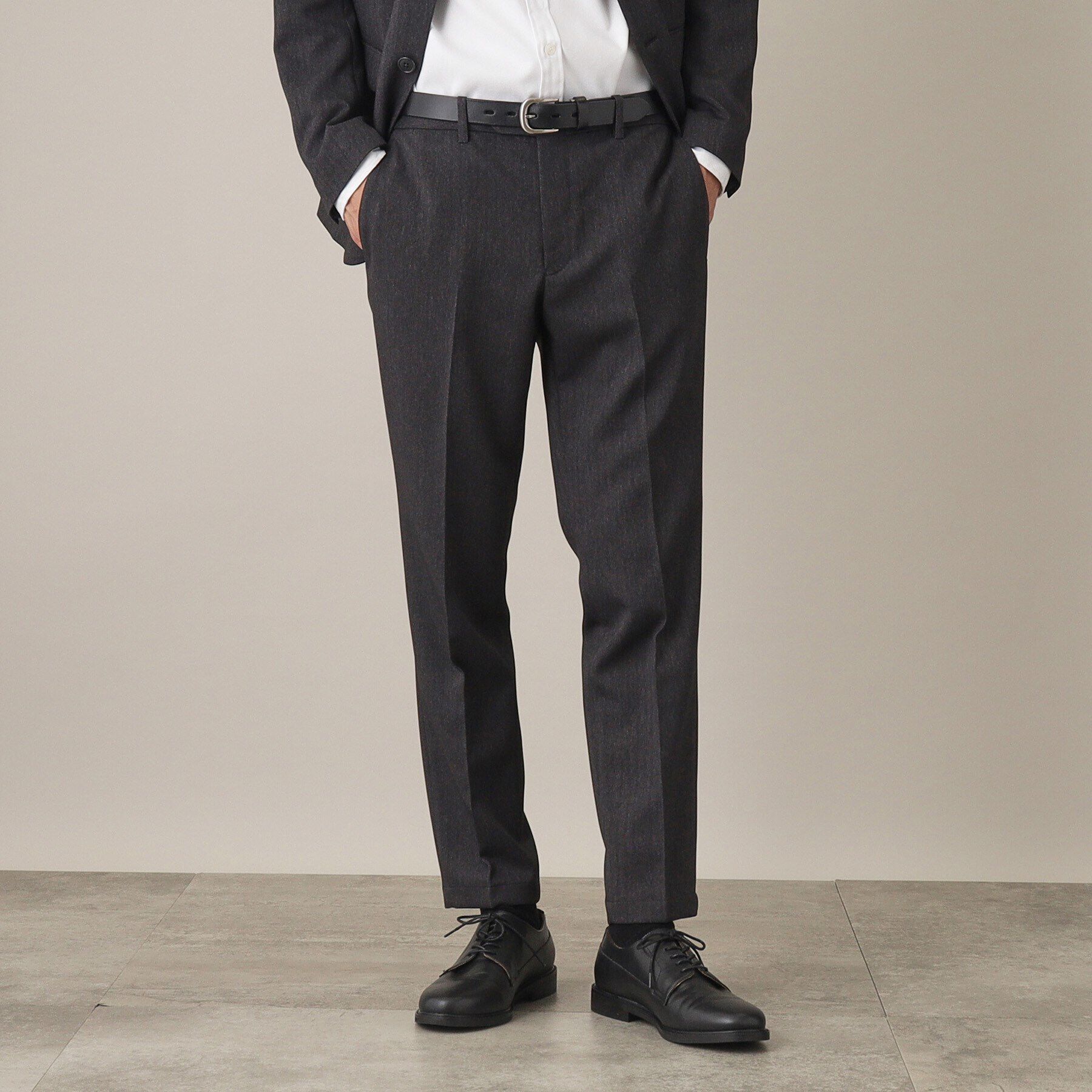 THE SHOP TK「AVANTウーリーヘリンボンスラックス【セットアップ可/ビジネス対応/洗える/ストレッチ素材/シワに」|その他|