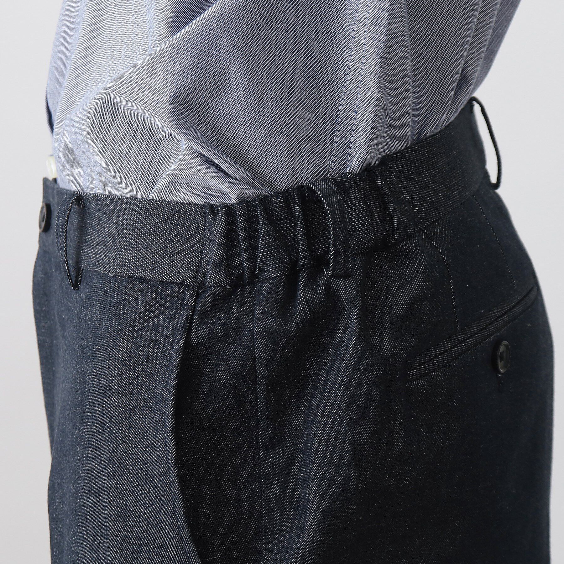 THE SHOP TK「エバーデニムスラックス【セットアップ可/ビジネス対応/色落ちしにくい/ストレッチ素材】」|その他|