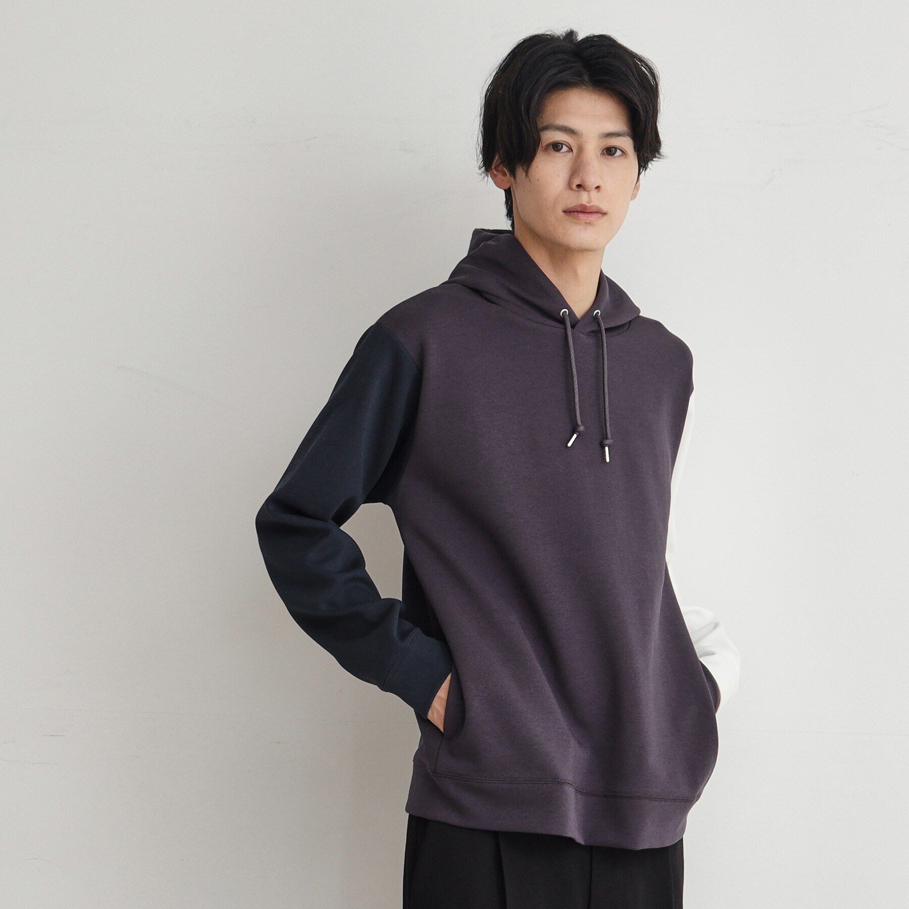 THE SHOP TK「ライトダンボールパーカー」|パーカー|パープル(483)