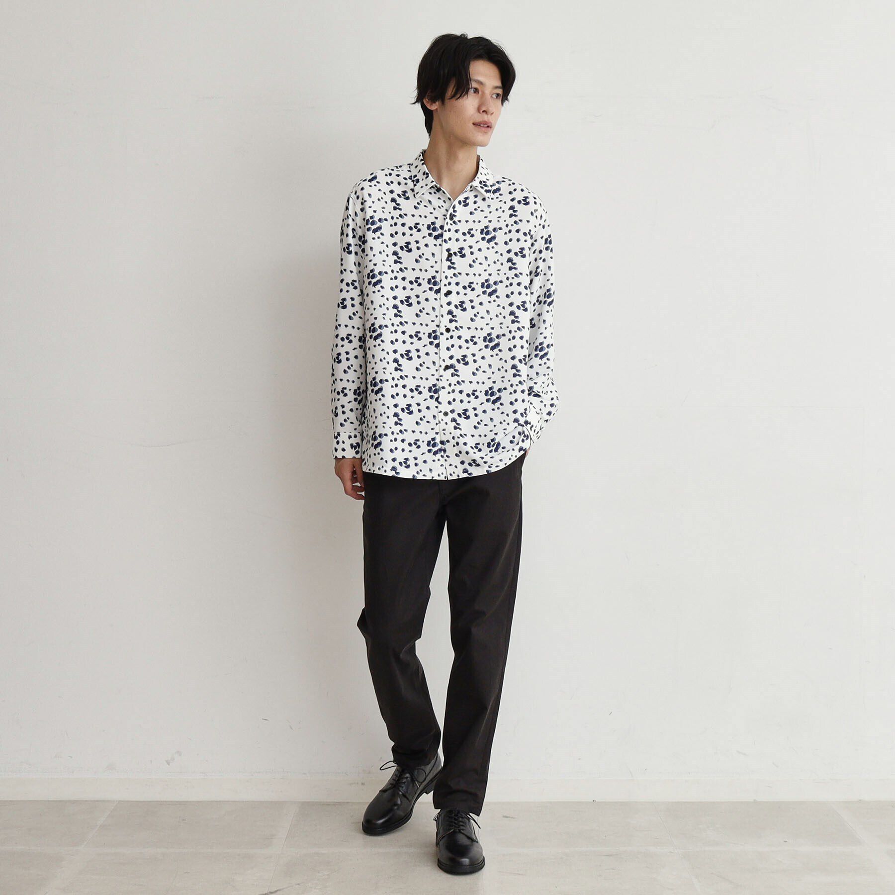 THE SHOP TK「ドットプリント柄シャツ」|シャツ・ブラウス|