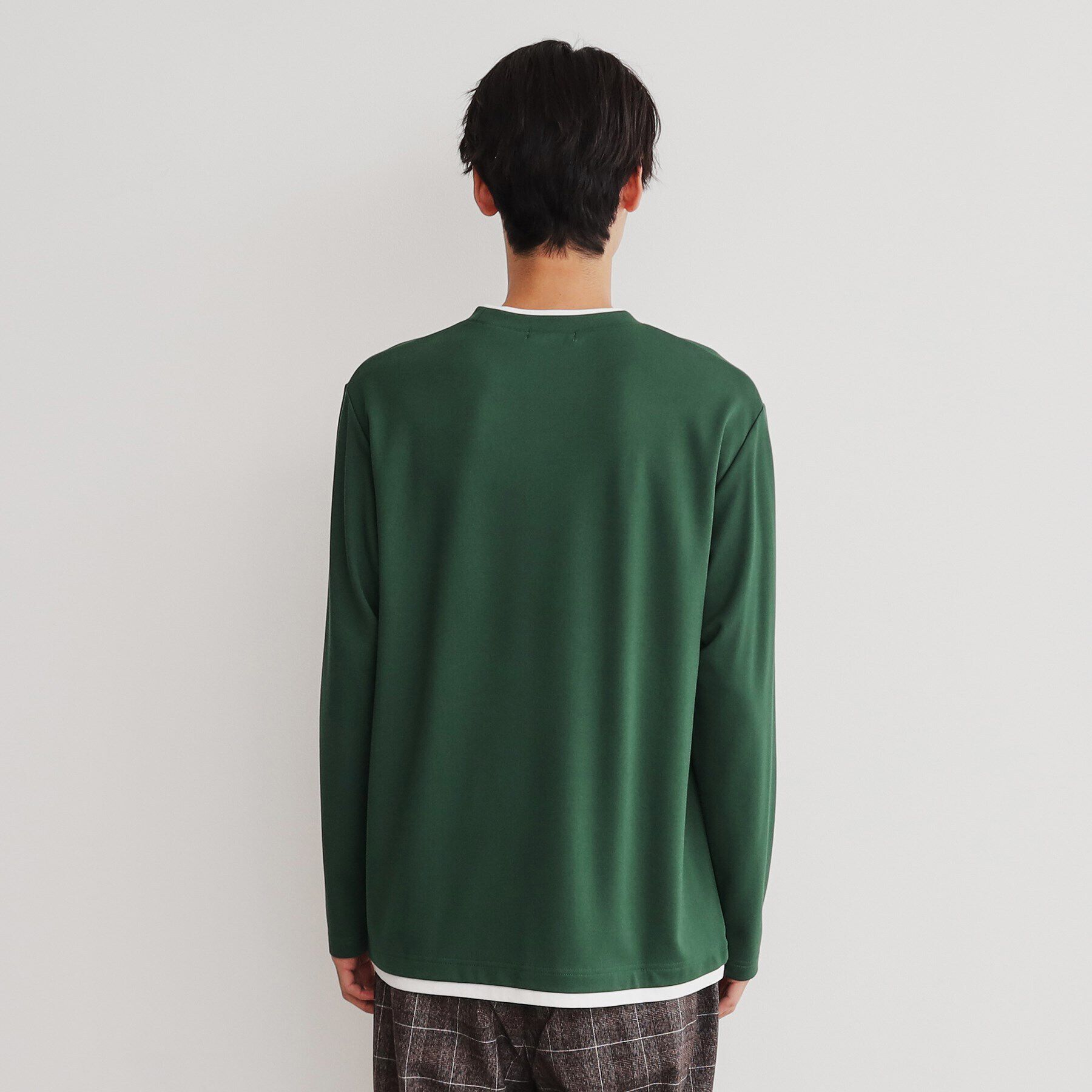 THE SHOP TK「ポンチフェイクレイヤード長袖Tシャツ」|Tシャツ・カットソー|