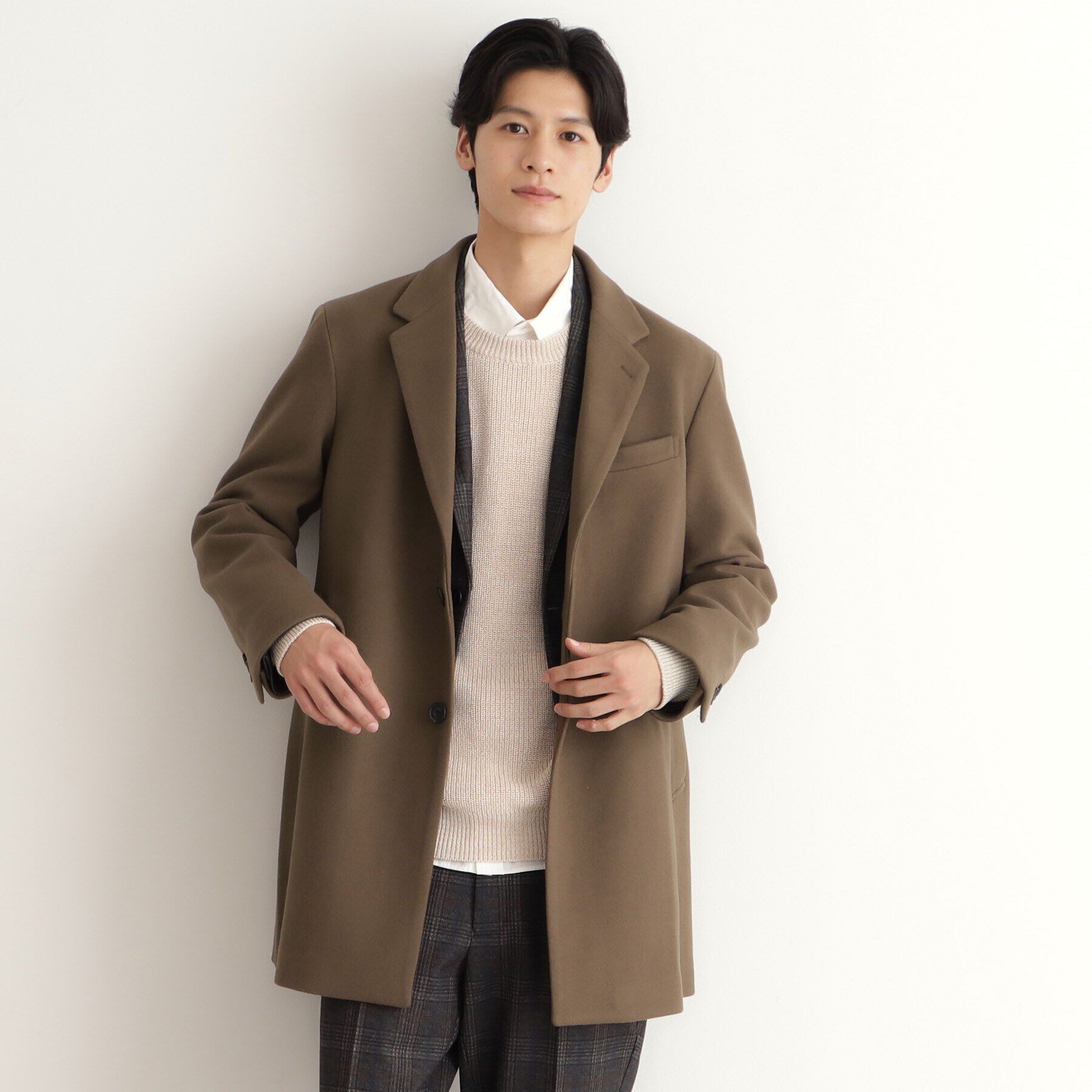 THE SHOP TK「ウールライクメルトンチェスターコート」|その他|