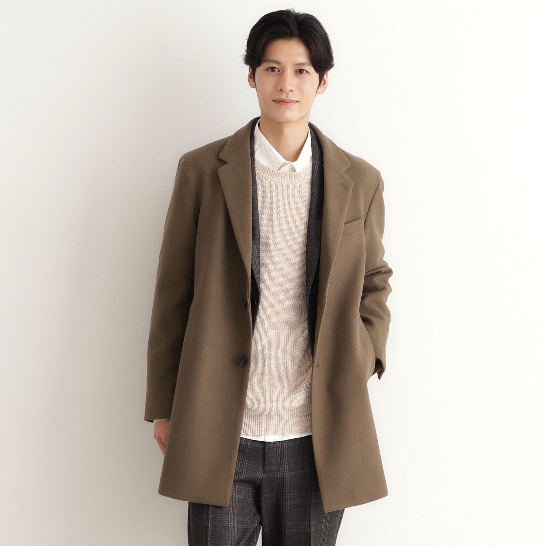 THE SHOP TK「ウールライクメルトンチェスターコート」|その他|