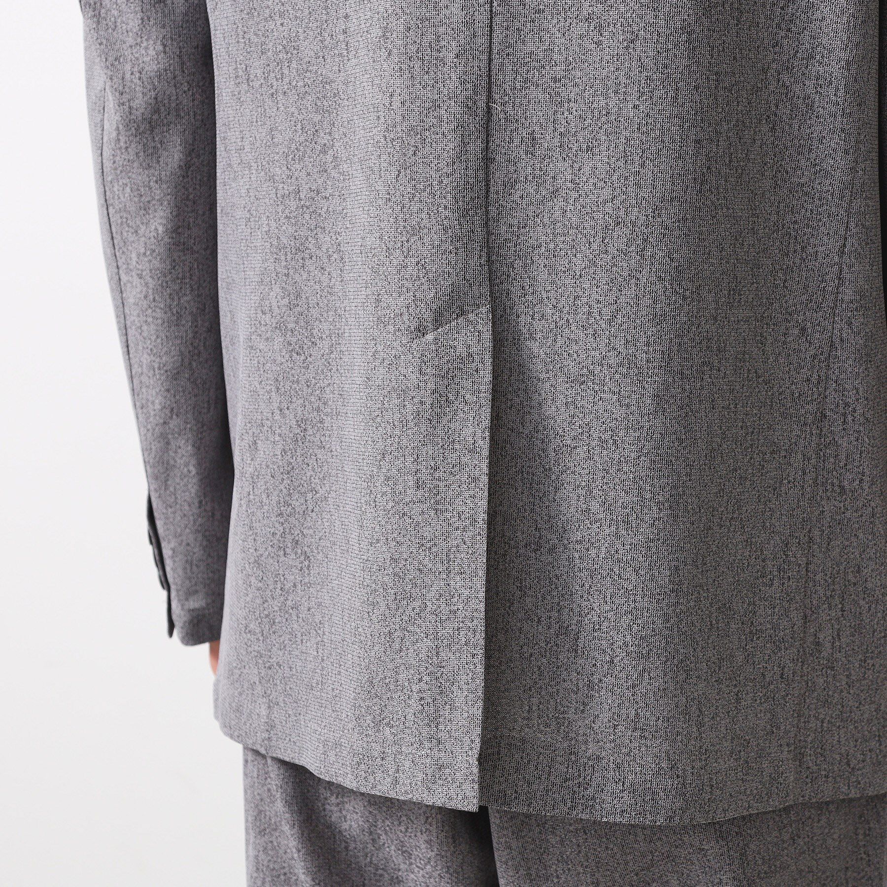 THE SHOP TK「シャリルジャージジャケット　洗濯機OK/吸水速乾/イージーケア/セットアップ可」|テーラードジャケット|