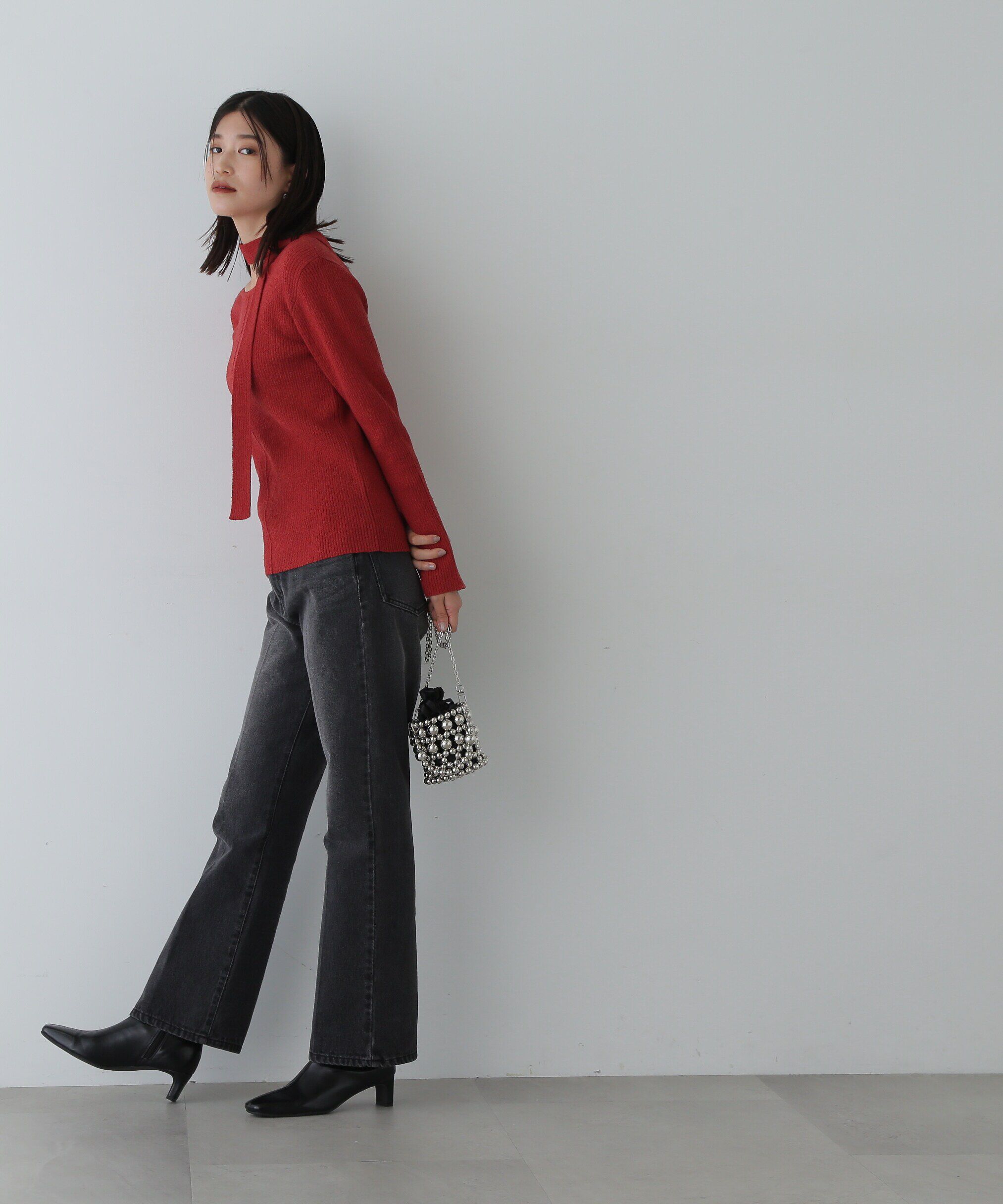  「ナチュラルフレアデニムパンツ」|その他|