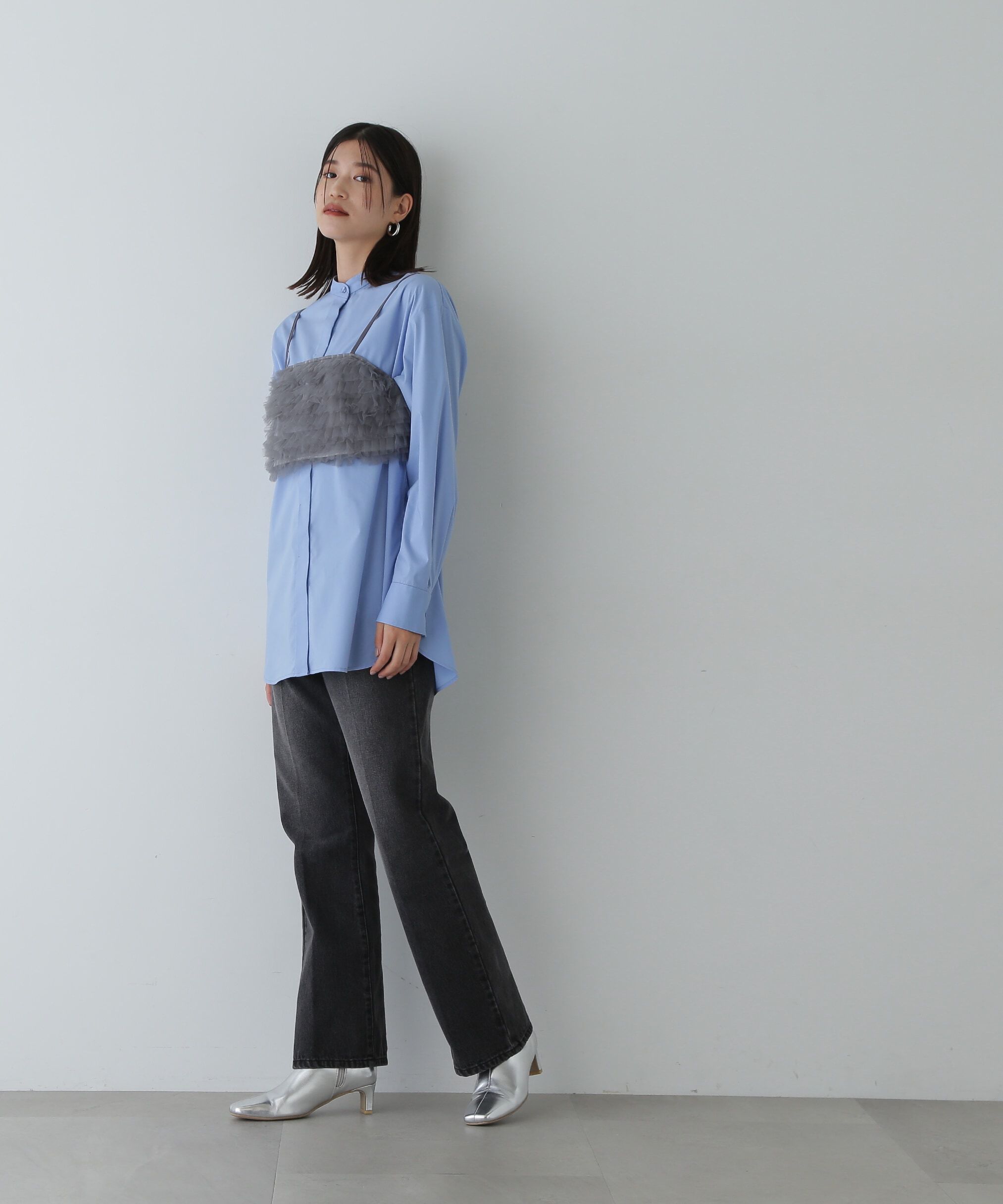  「ナチュラルフレアデニムパンツ」|その他|