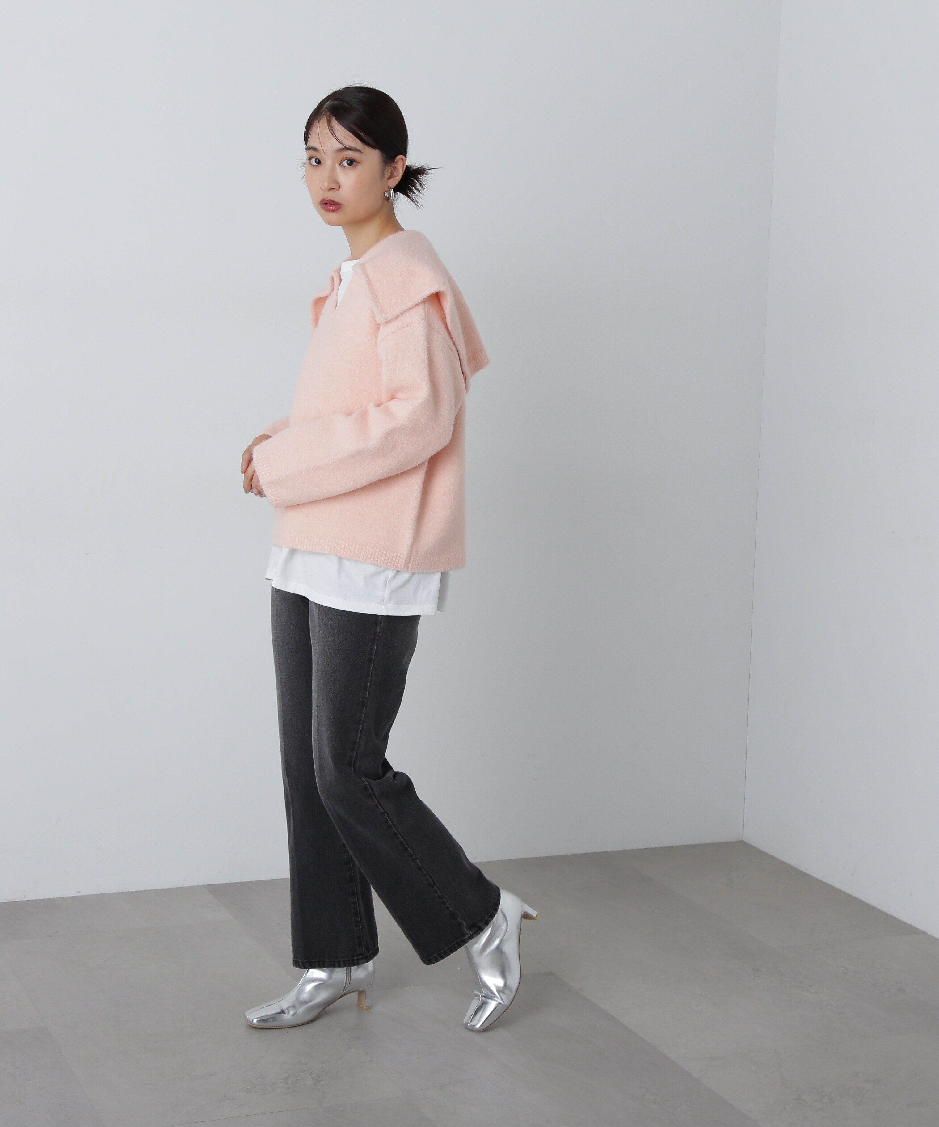  「ナチュラルフレアデニムパンツ」|その他|