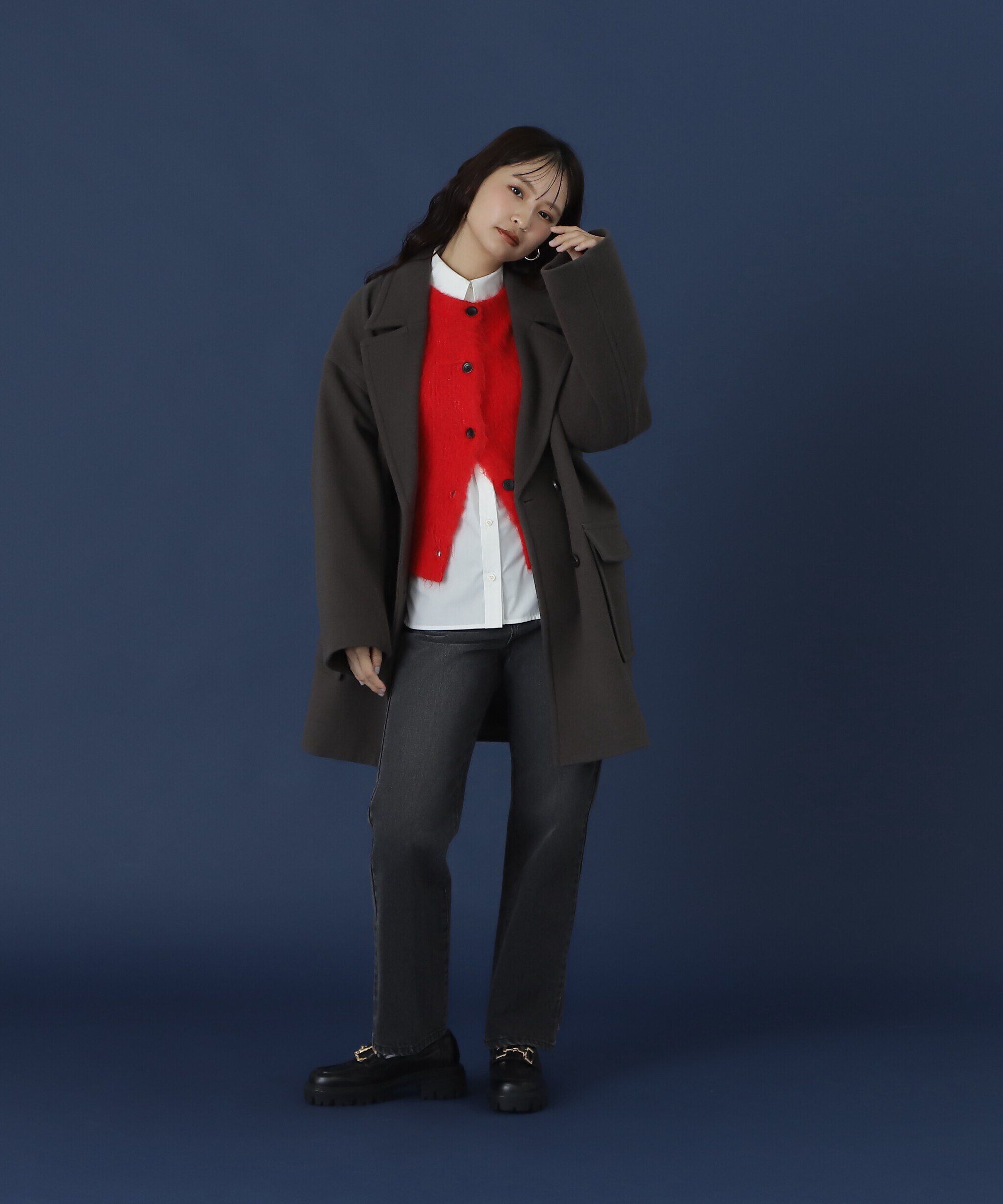  「ナチュラルフレアデニムパンツ」|その他|