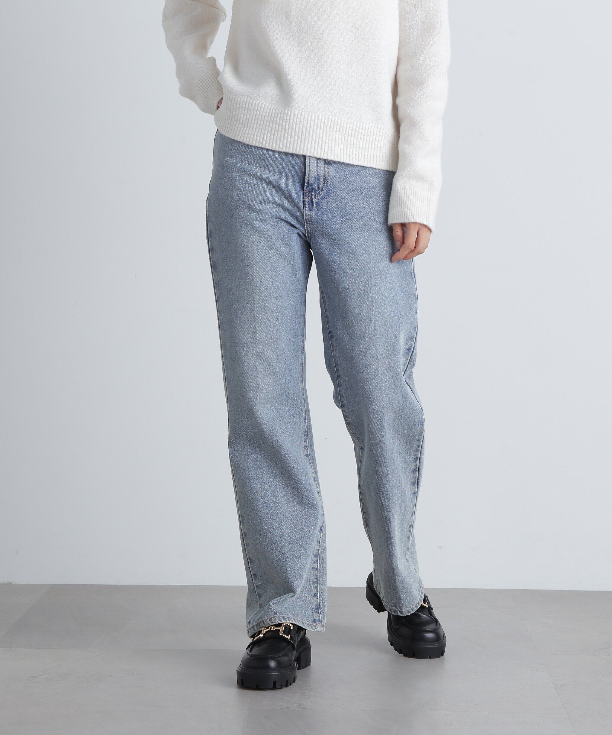  「ナチュラルフレアデニムパンツ」|その他|