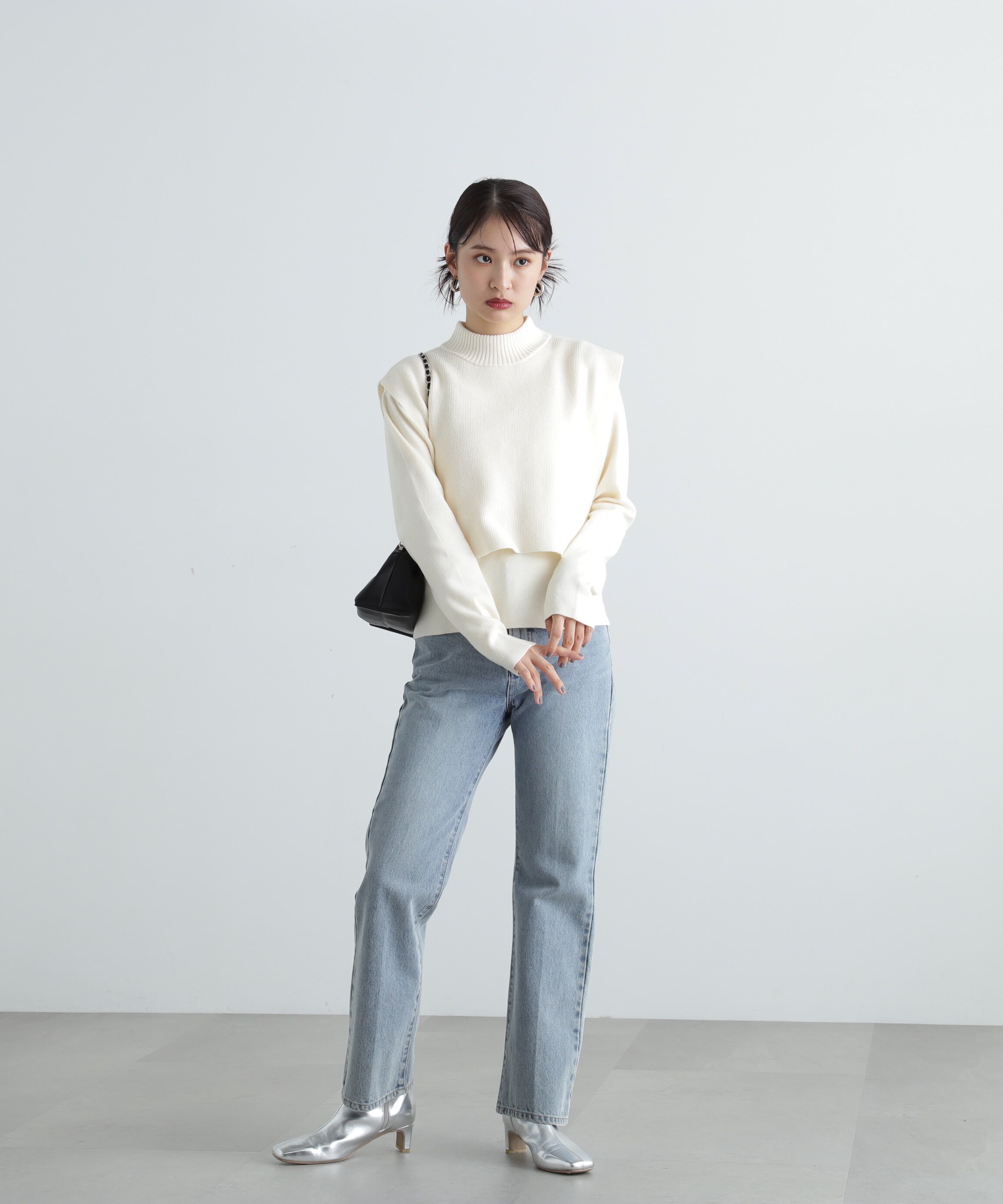  「ナチュラルフレアデニムパンツ」|その他|