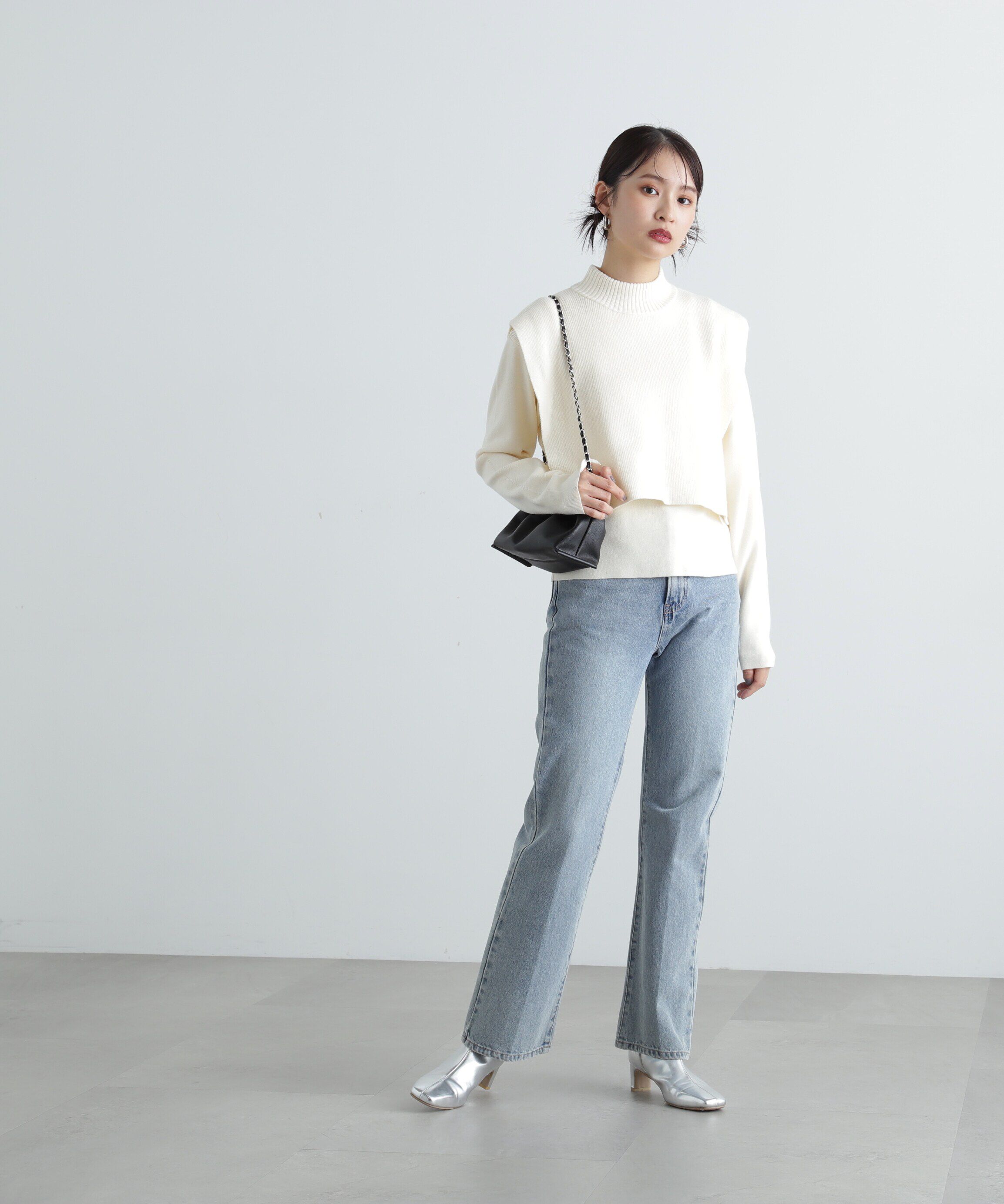  「ナチュラルフレアデニムパンツ」|その他|