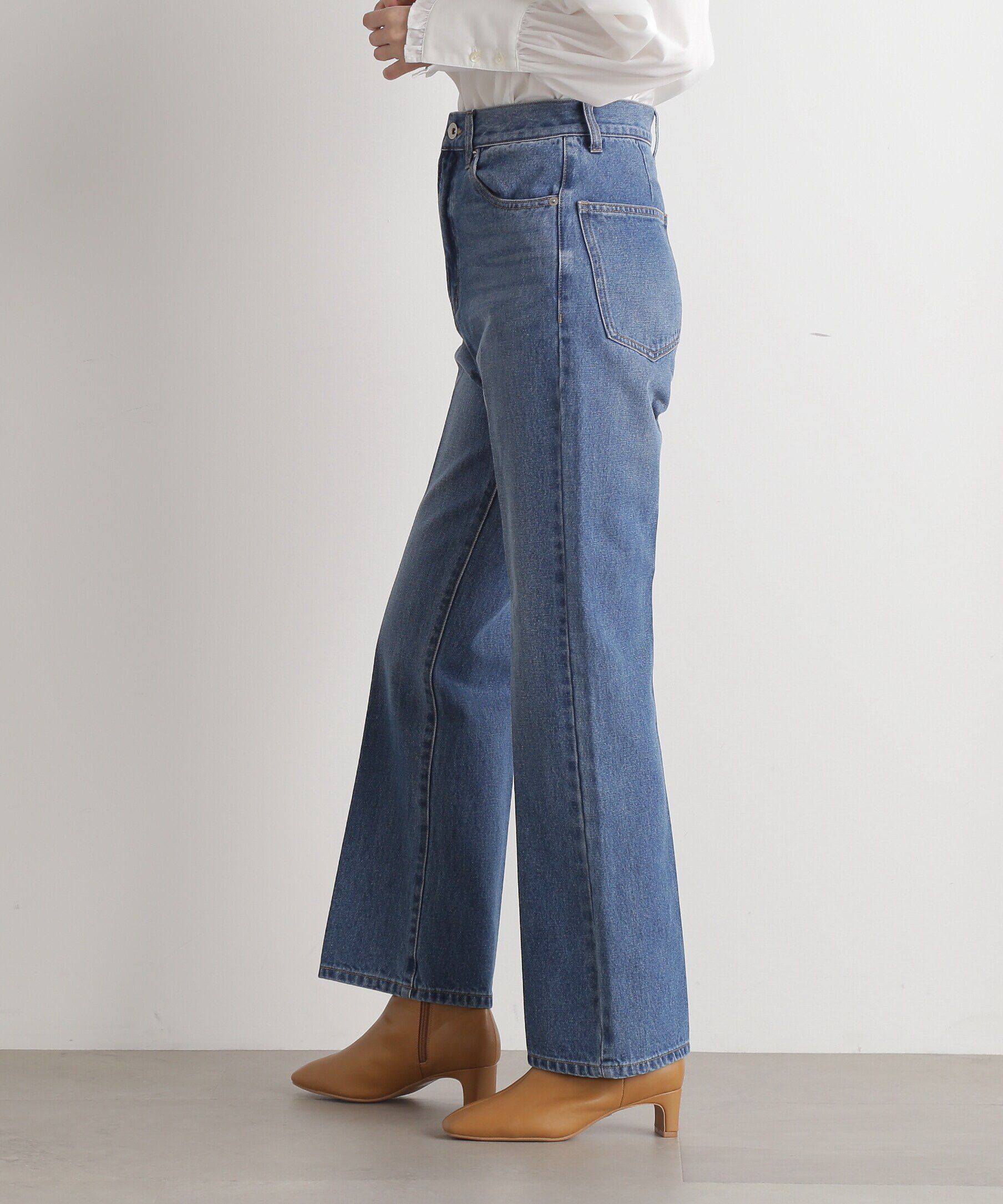  「ナチュラルフレアデニムパンツ」|その他|