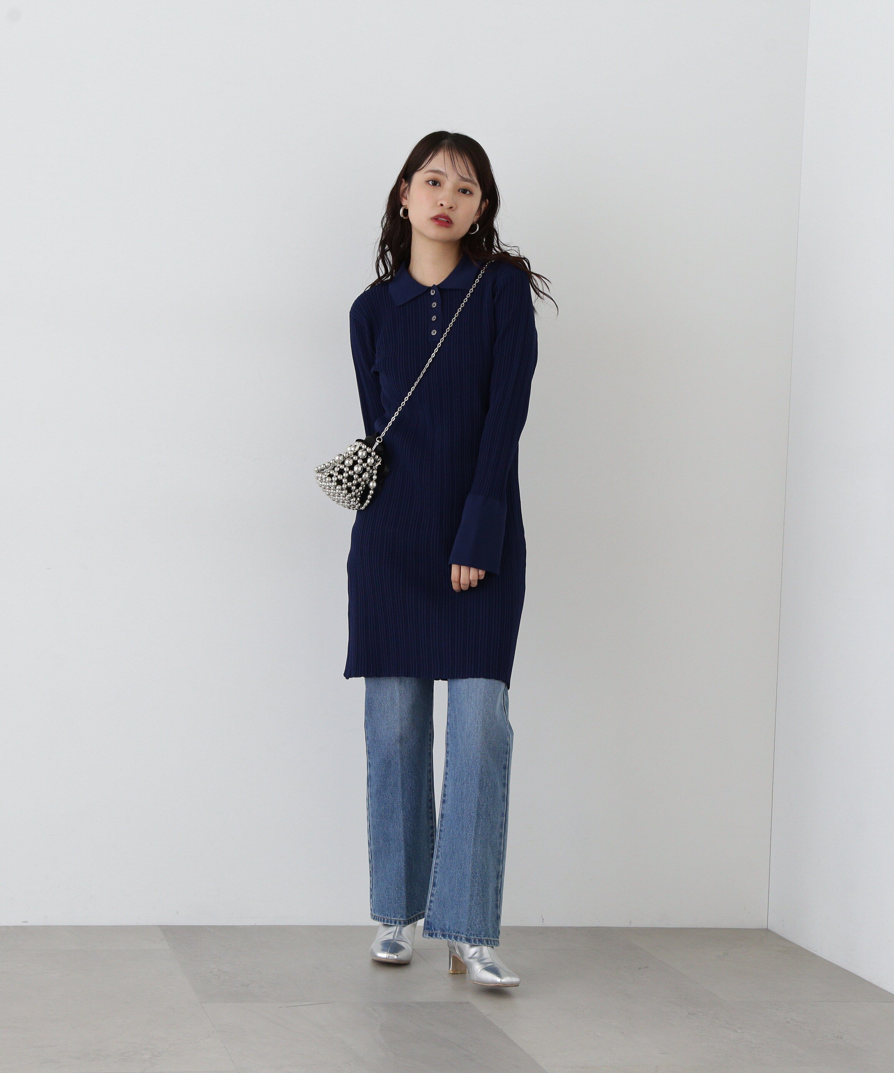  「ナチュラルフレアデニムパンツ」|その他|