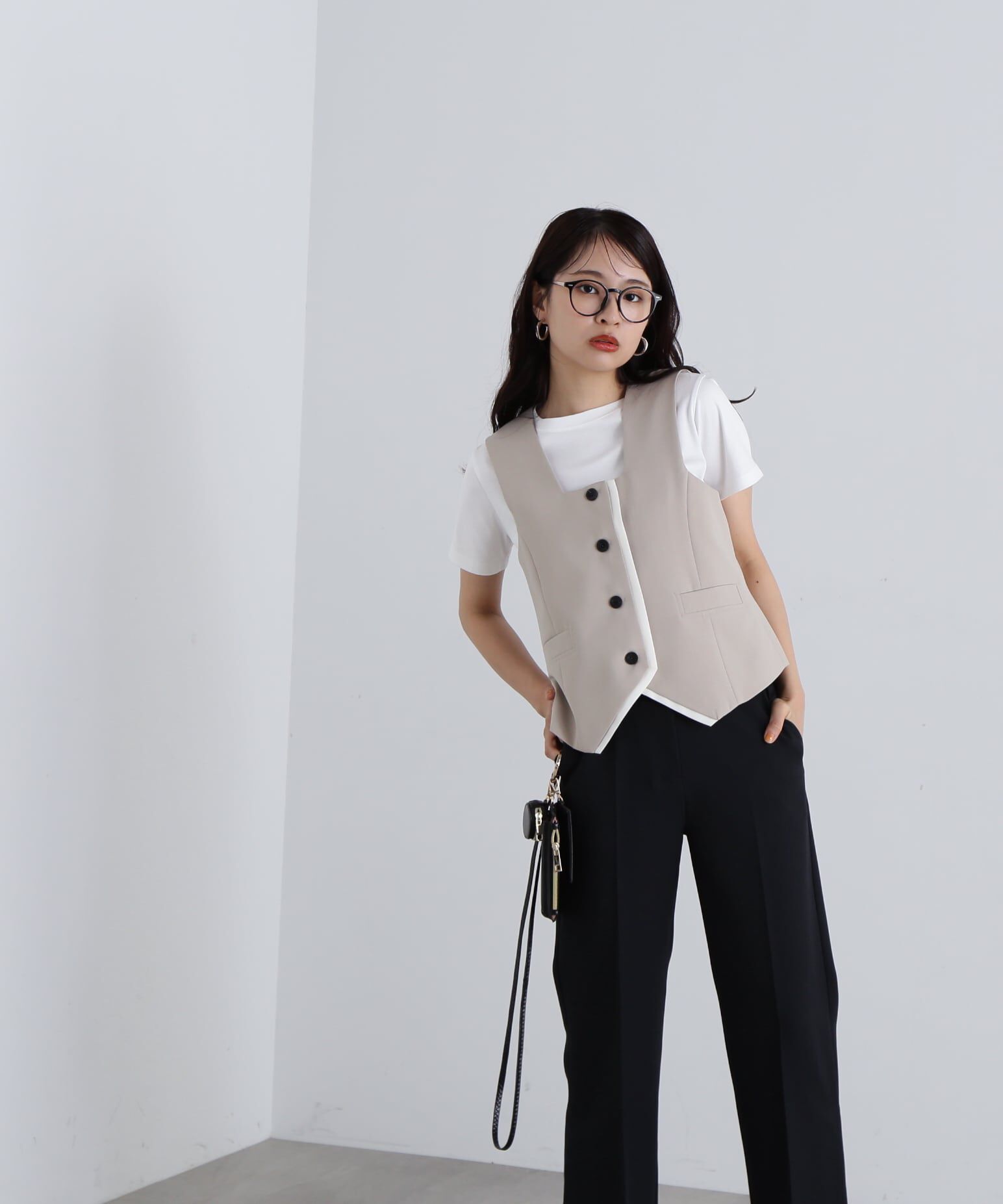  「スクエアフロントジレ」|ブルゾン・スタジャン|