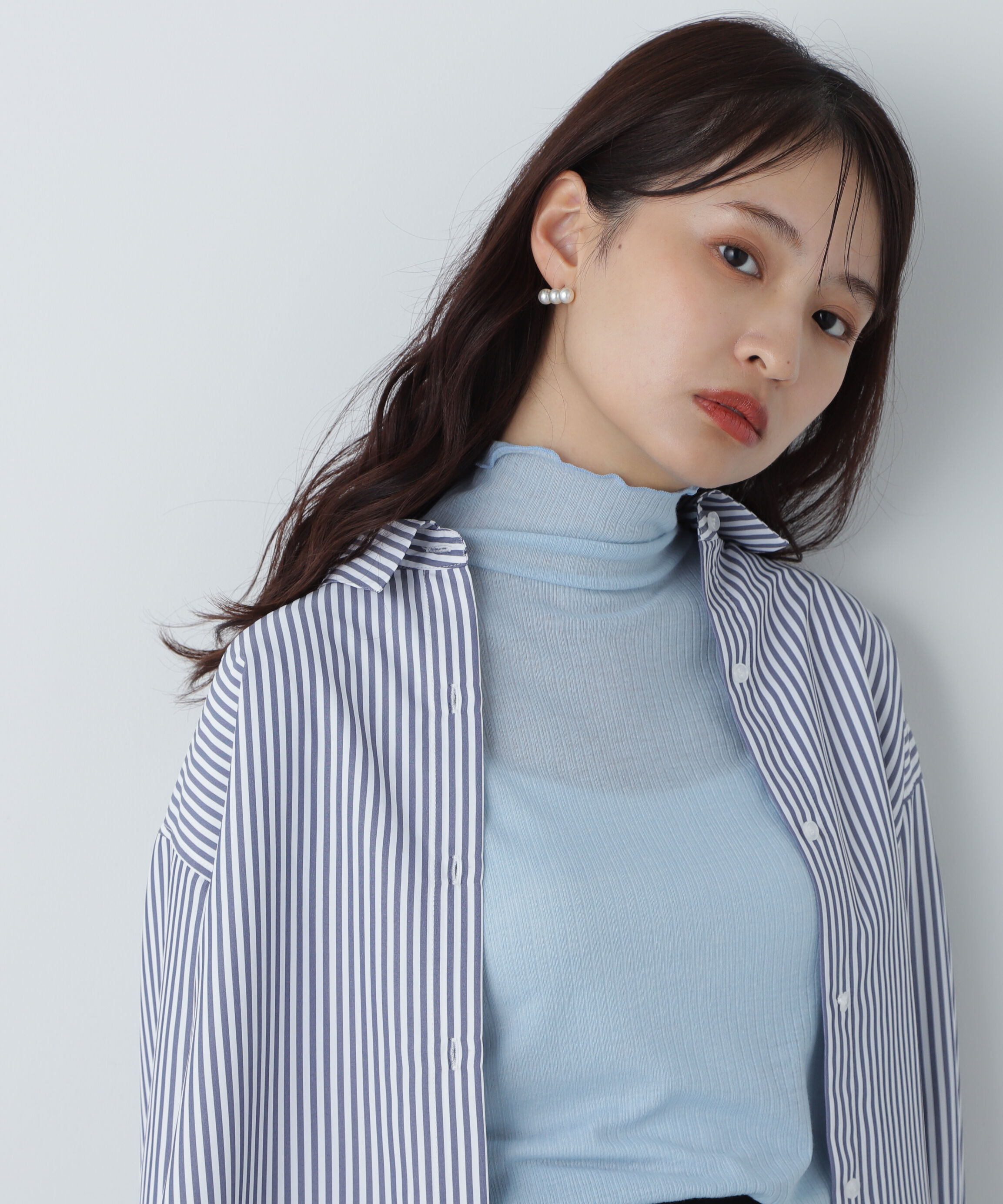  「ドロップショルダーベーシックシャツ」|シャツ・ブラウス|