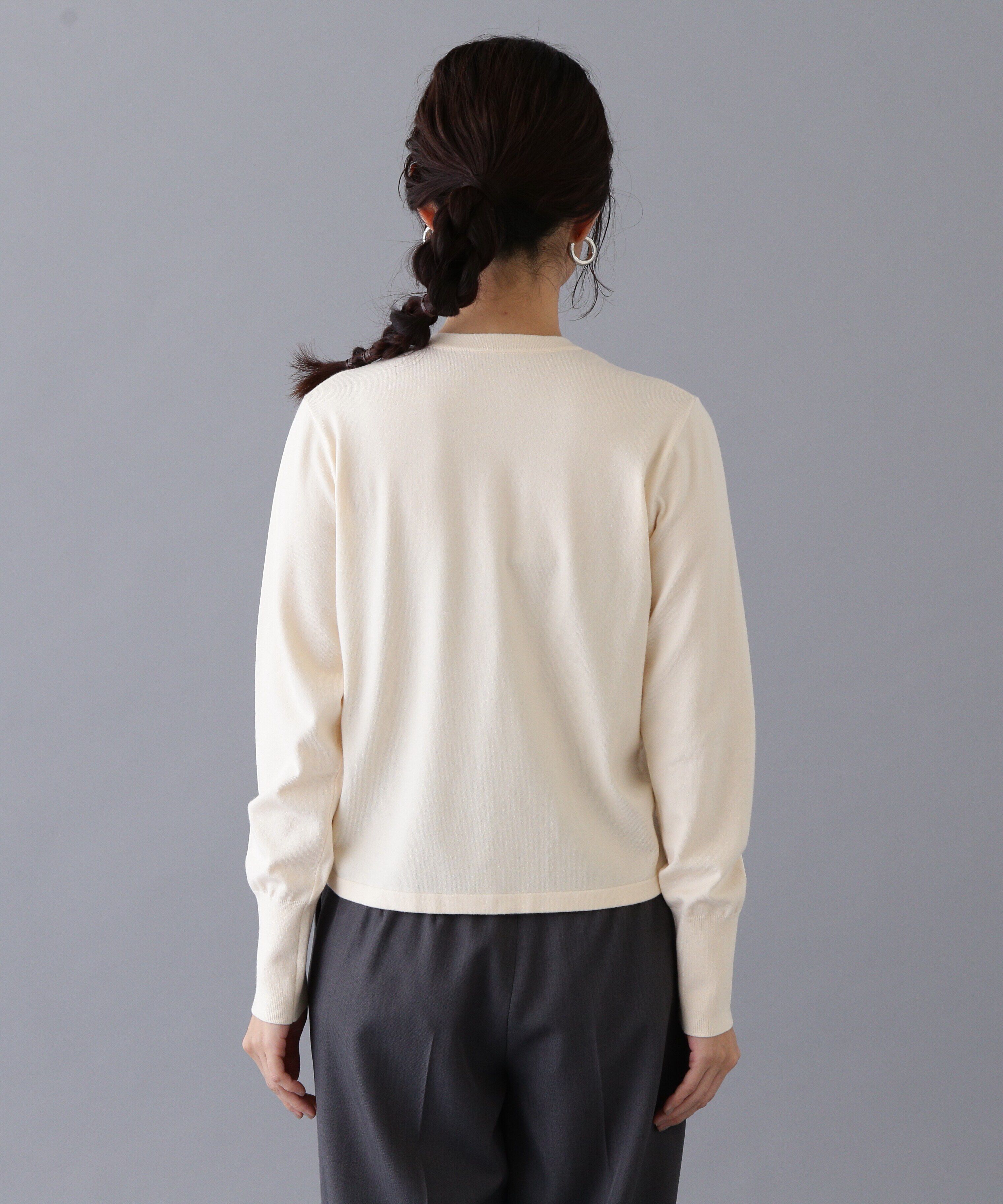  「ドロストリボンニットカーディガン」|ニット・セーター|