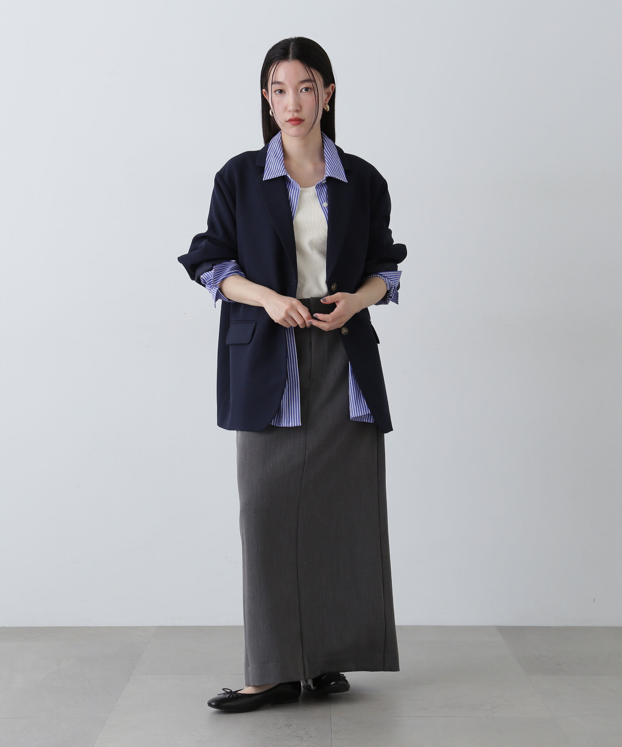  「ツイルマキシスカート」|スカート|