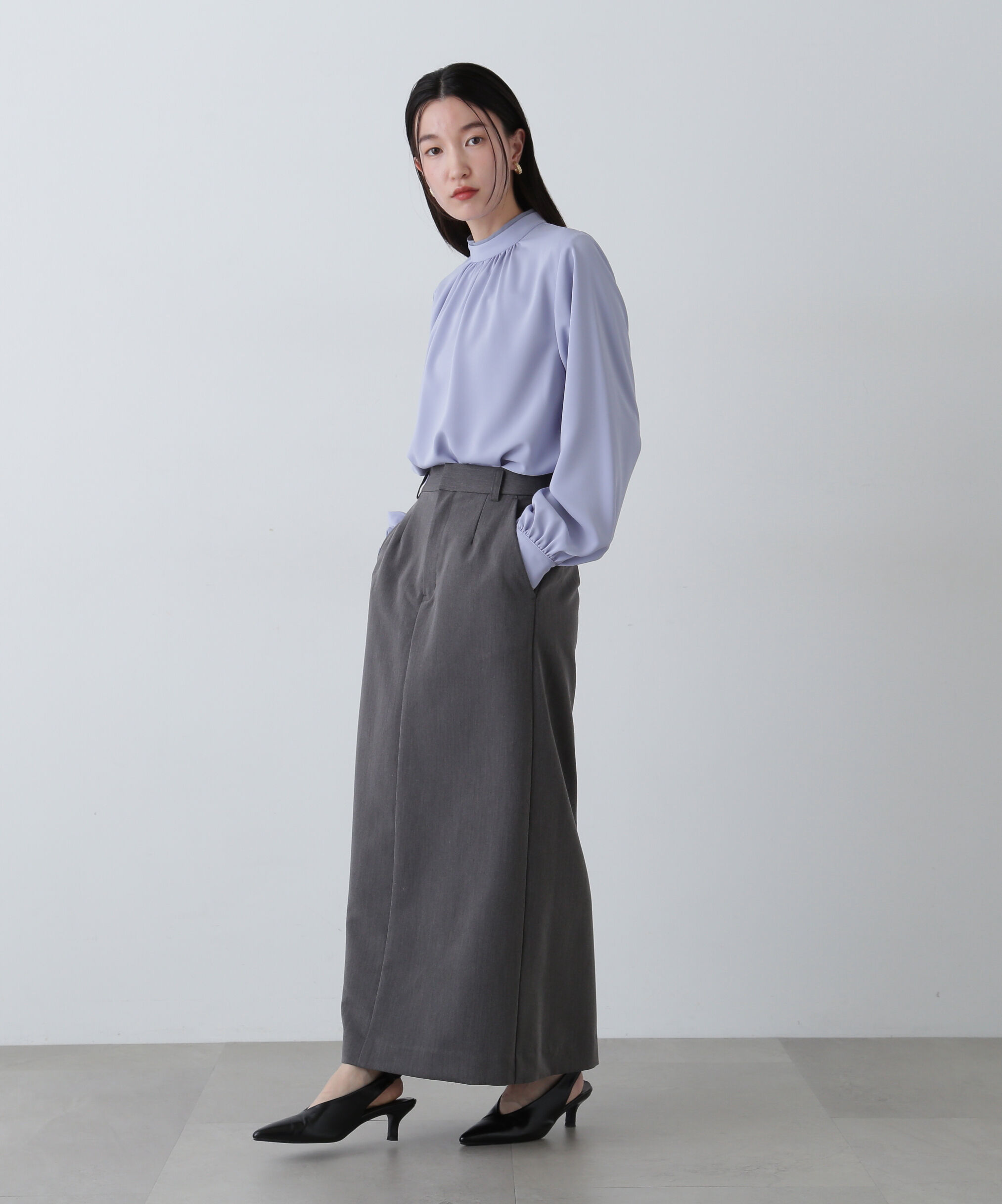  「ツイルマキシスカート」|スカート|