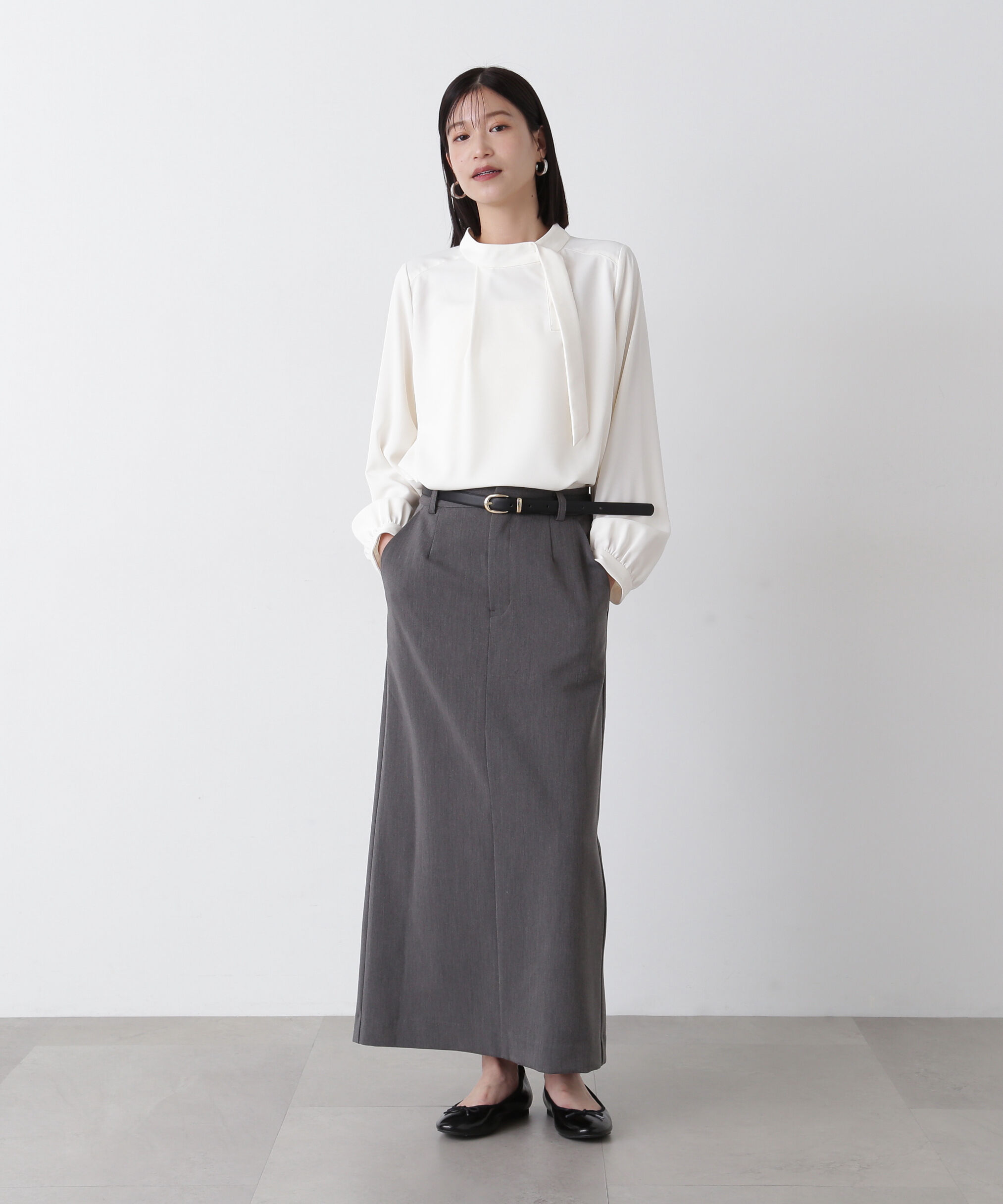  「ツイルマキシスカート」|スカート|