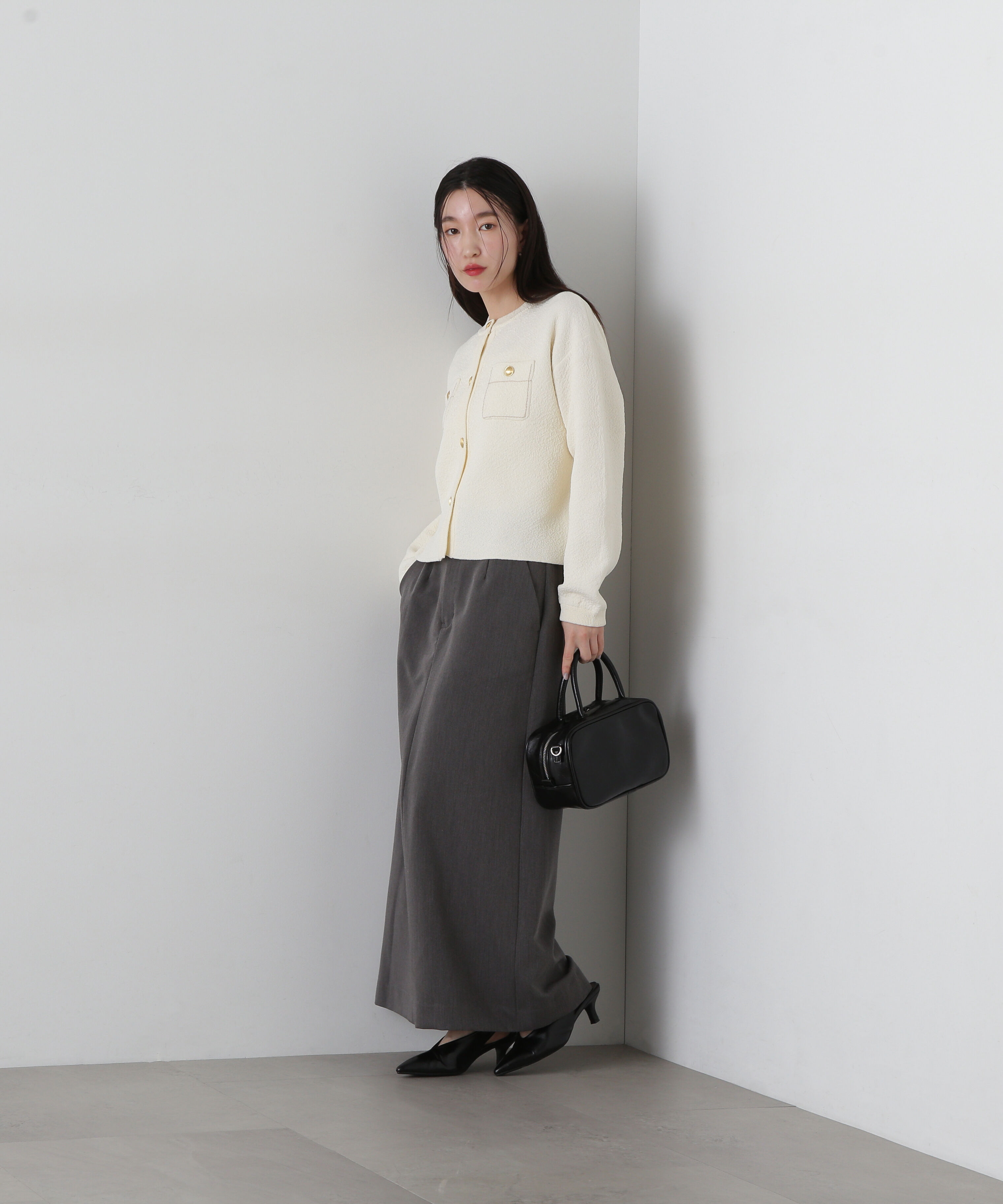  「ツイルマキシスカート」|スカート|