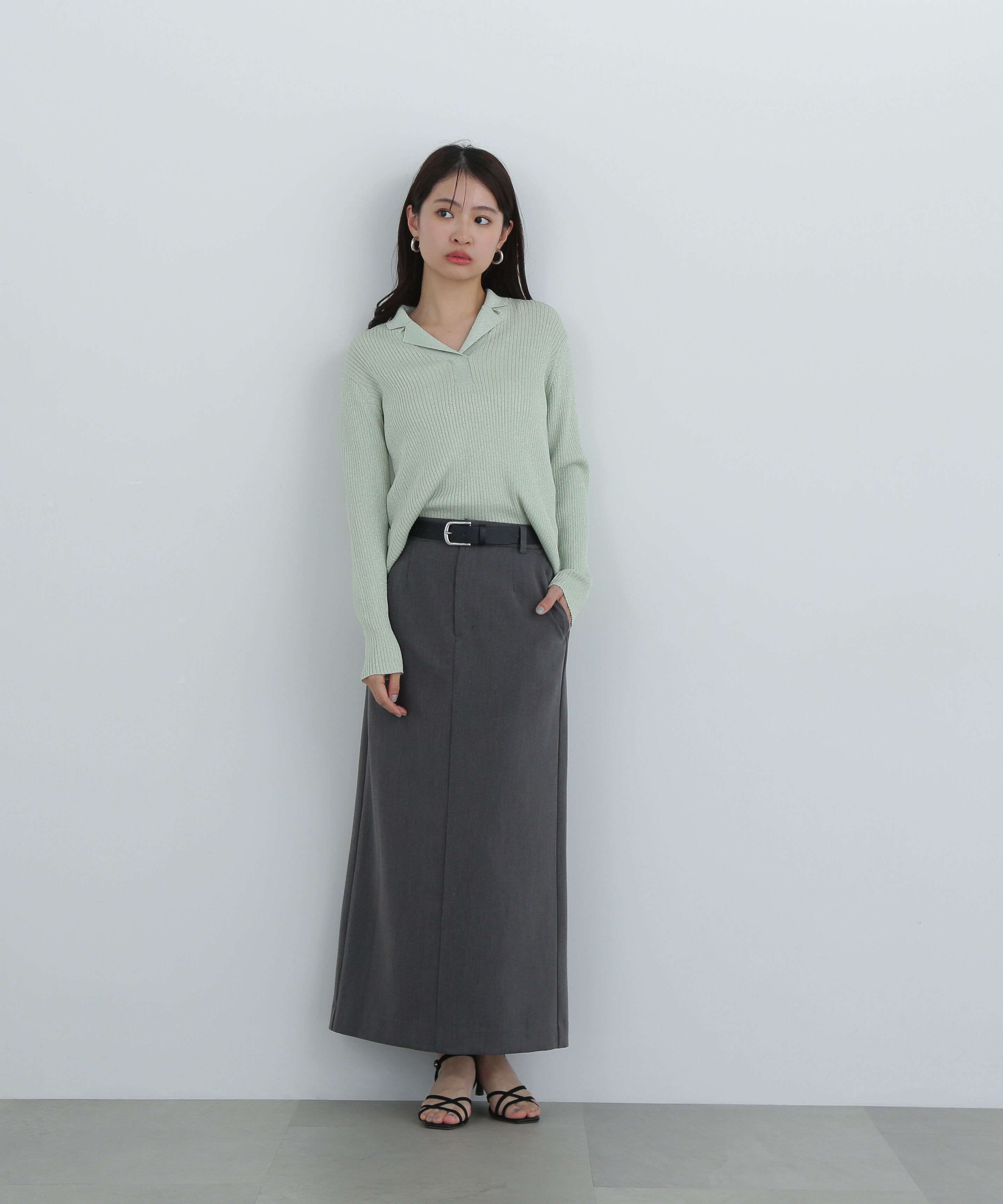  「ツイルマキシスカート」|スカート|