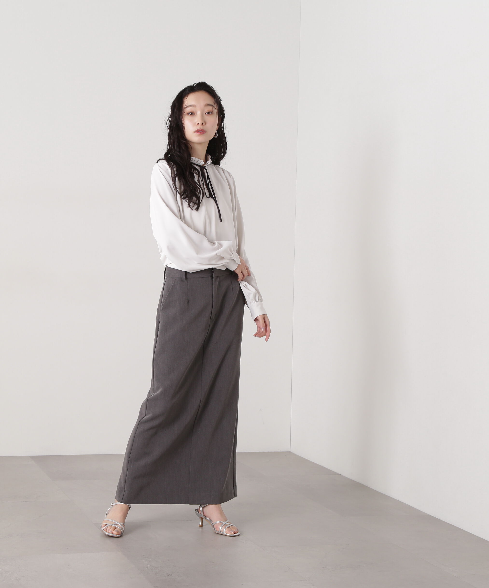  「ツイルマキシスカート」|スカート|