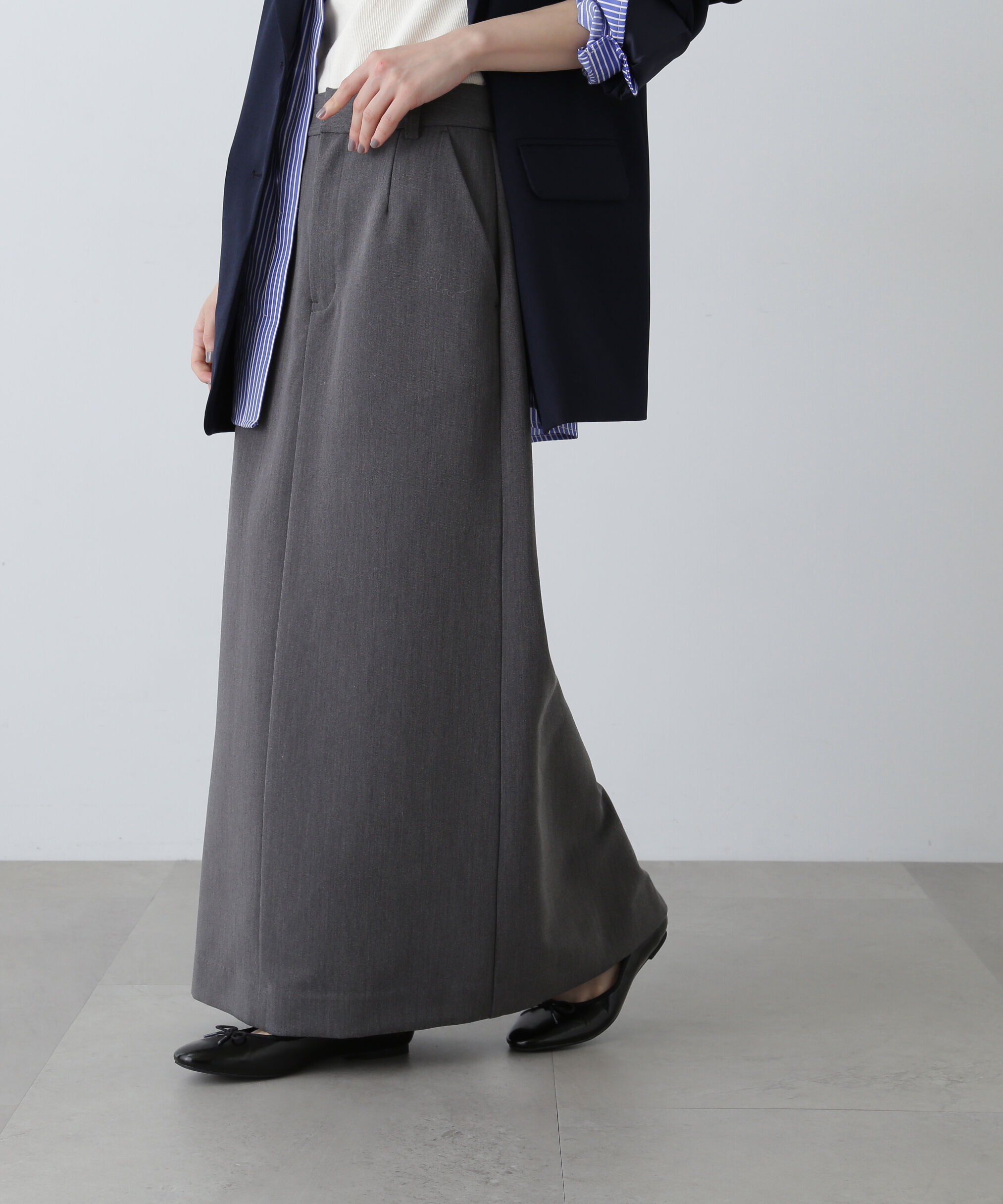  「ツイルマキシスカート」|スカート|