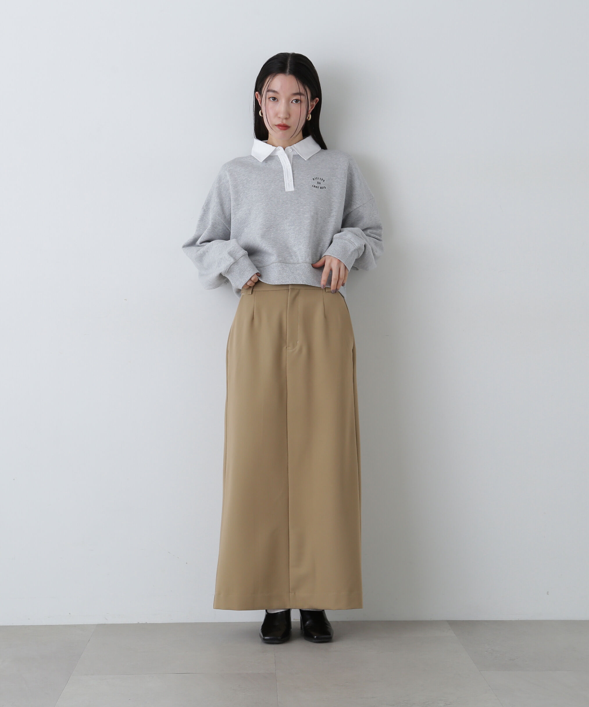  「ツイルマキシスカート」|スカート|