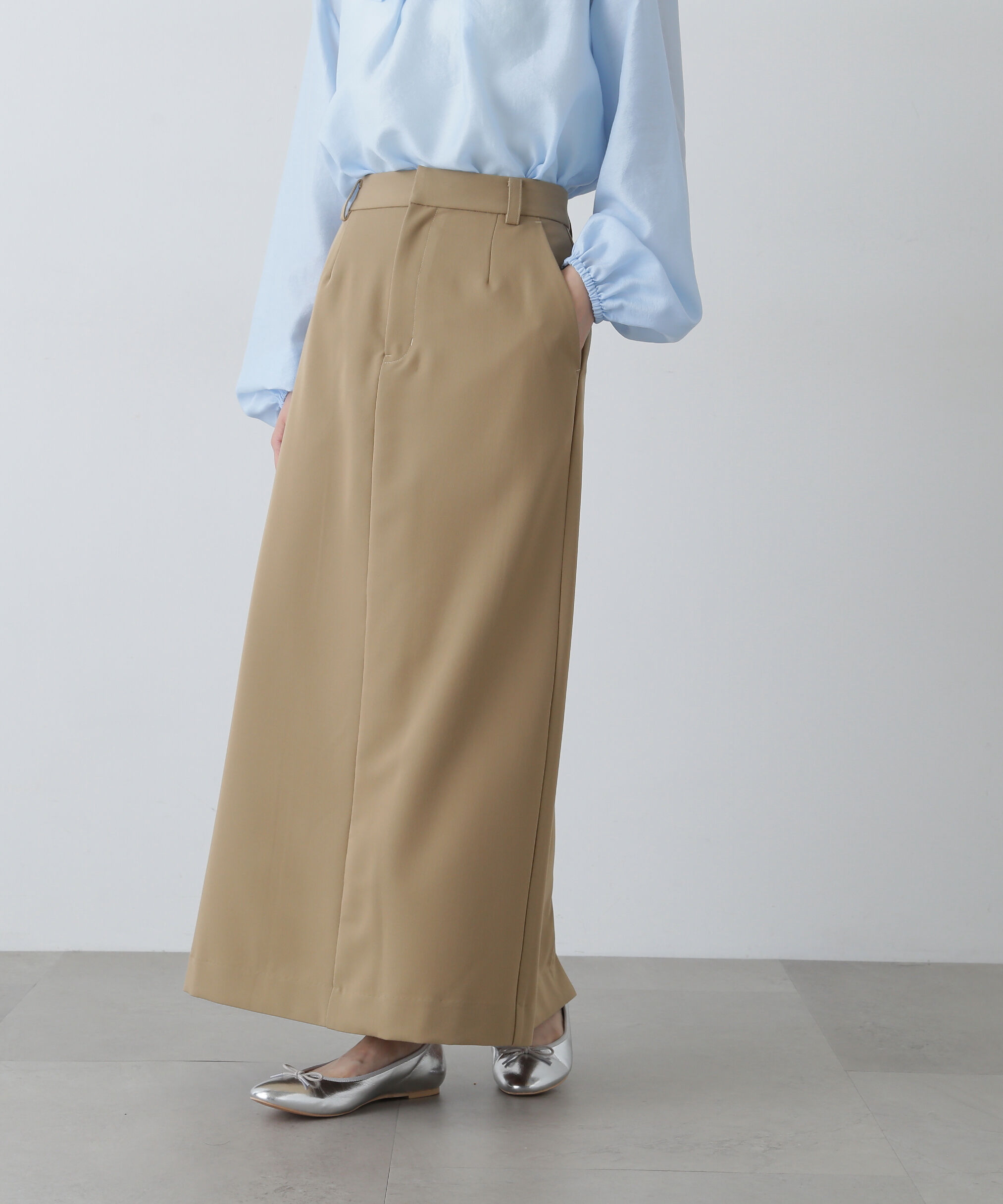  「ツイルマキシスカート」|スカート|