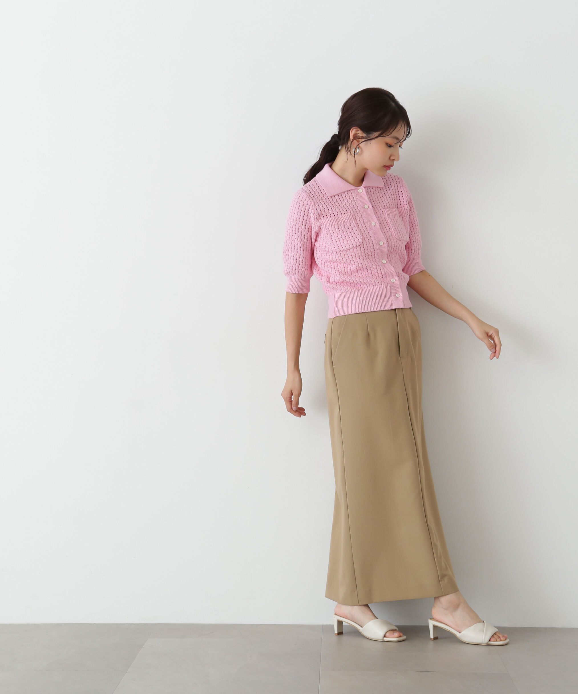  「ツイルマキシスカート」|スカート|