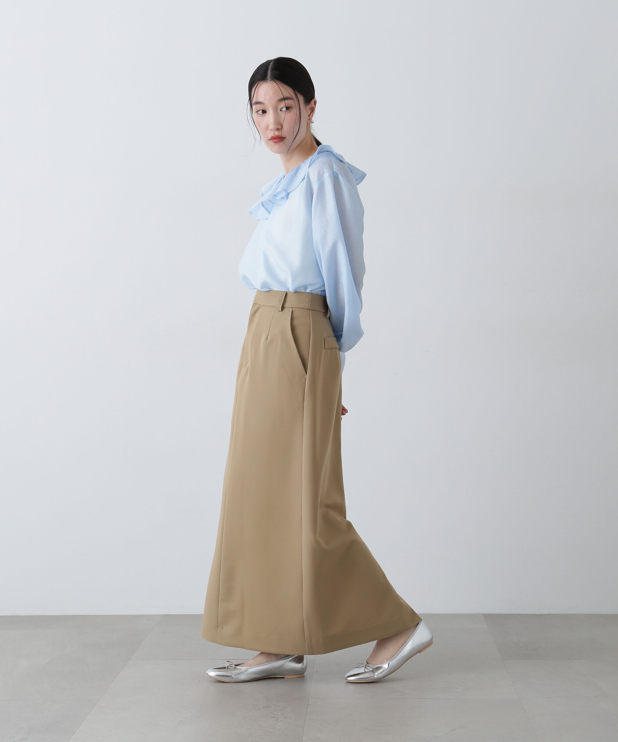  「ツイルマキシスカート」|スカート|